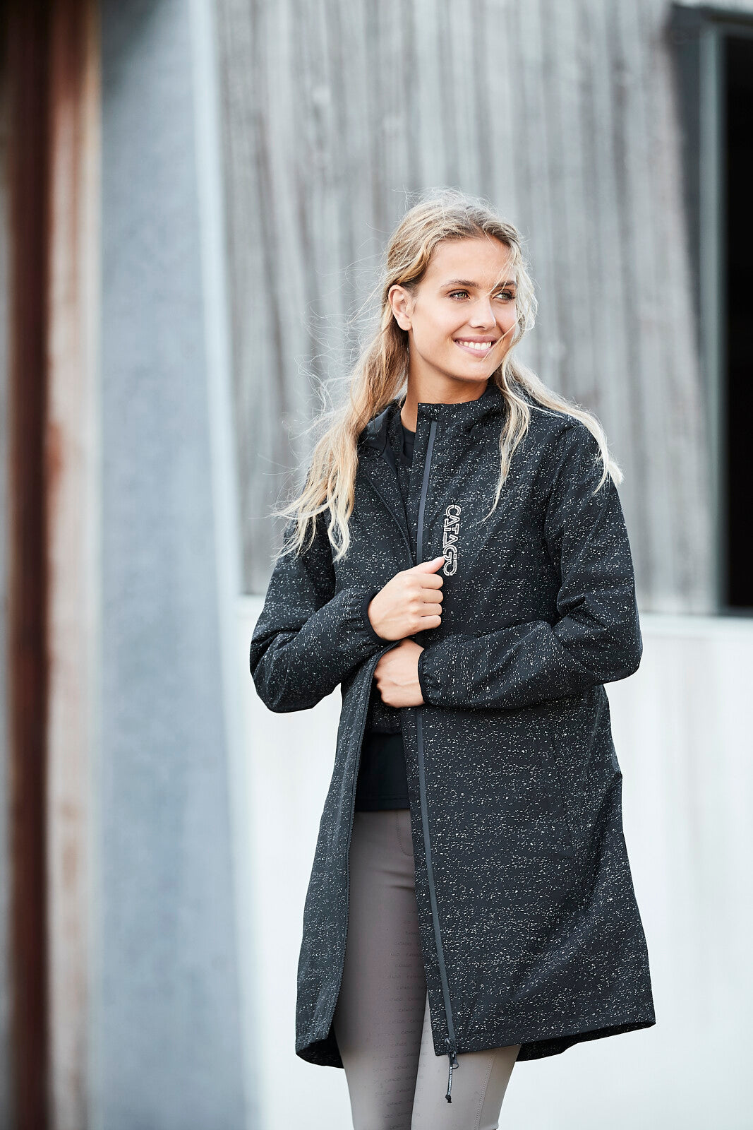 CATAGO Trainer lång jacka med reflekterande effekt