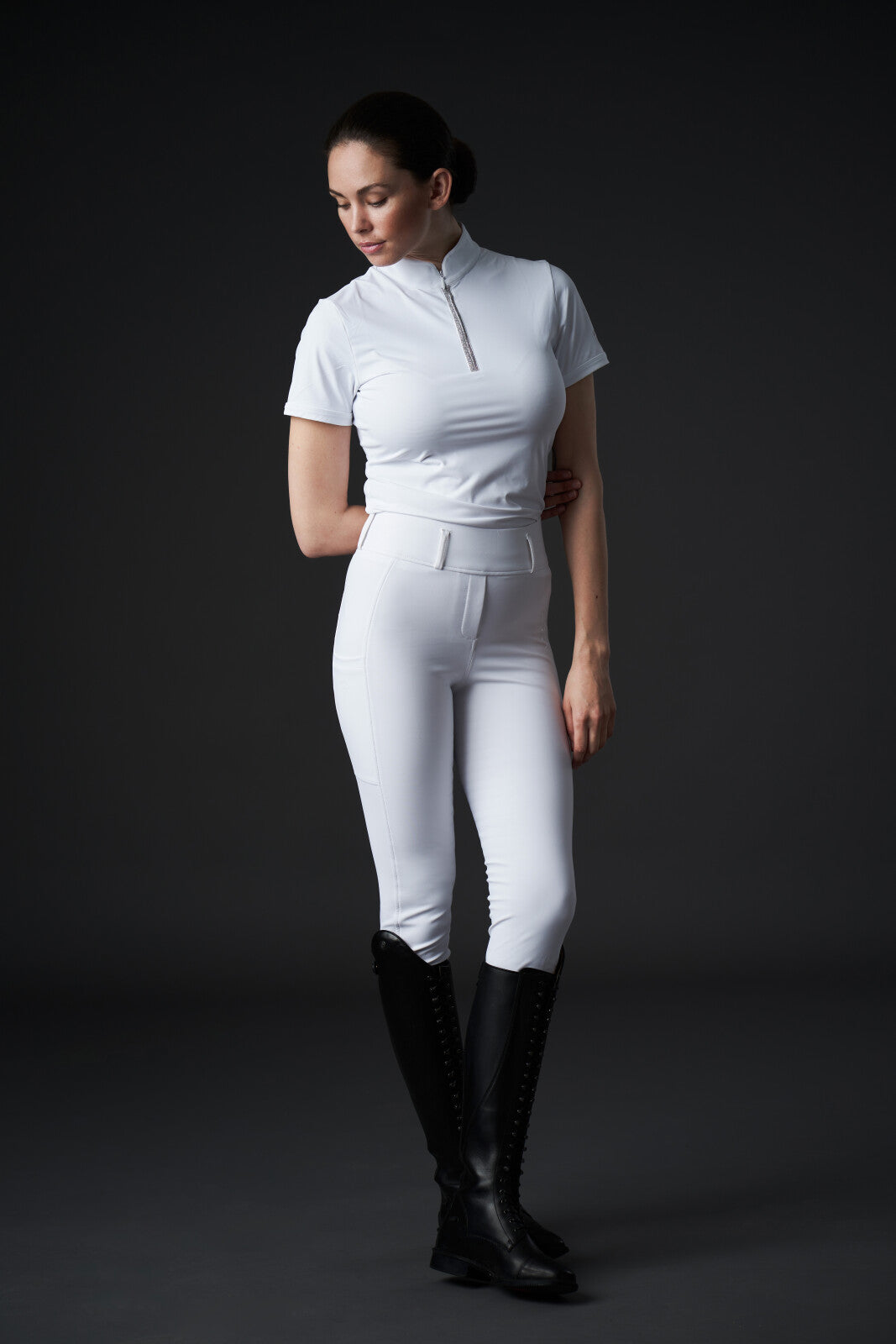 CATAGO Nice short sleeve competition blouse