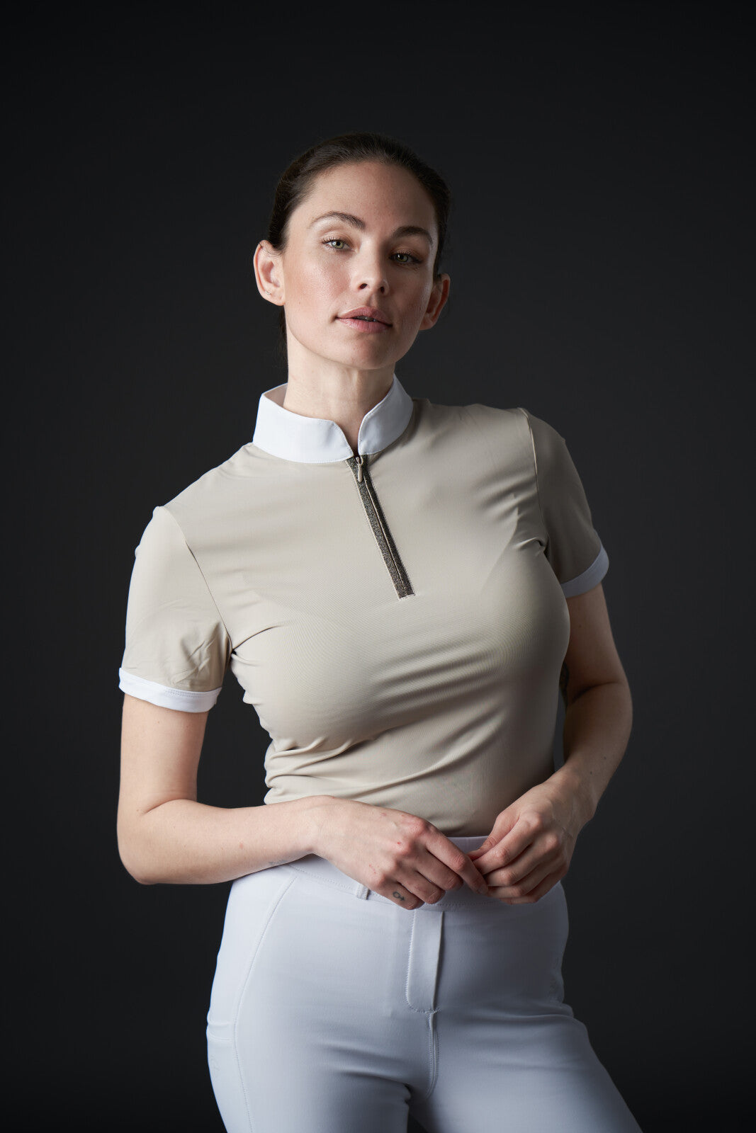CATAGO Nice short sleeve competition blouse