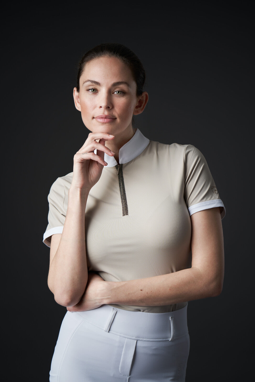 CATAGO Nice short sleeve competition blouse