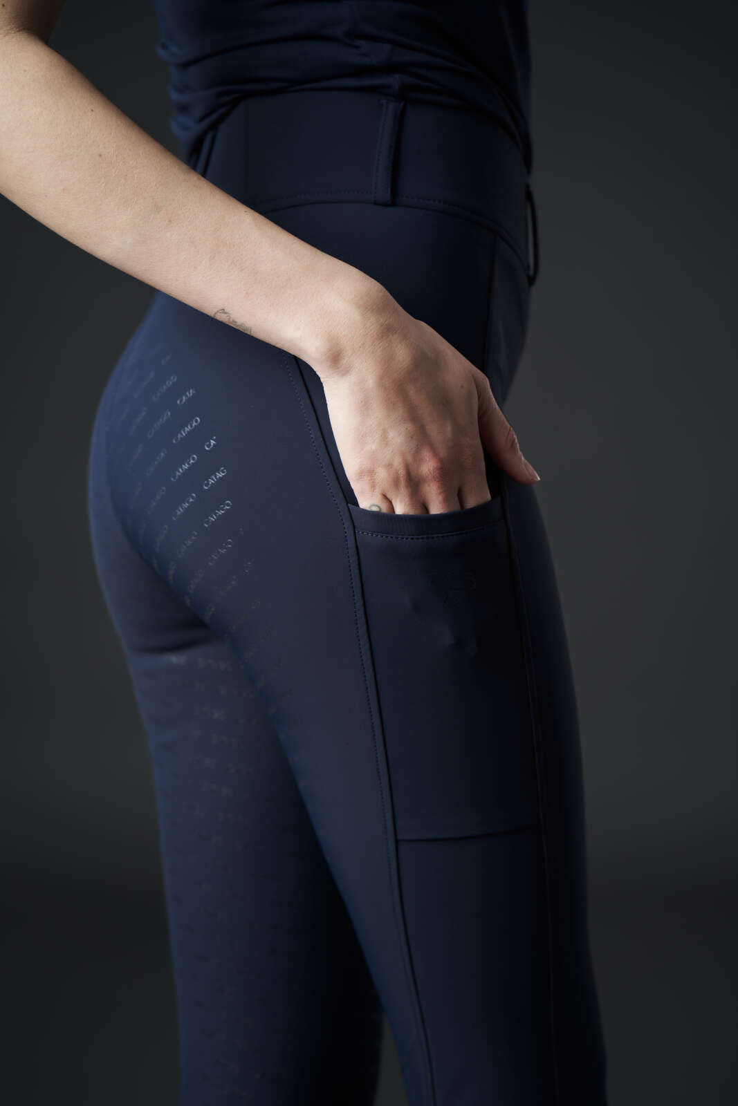 Catago River ridtights med belteløkke Fullgrip