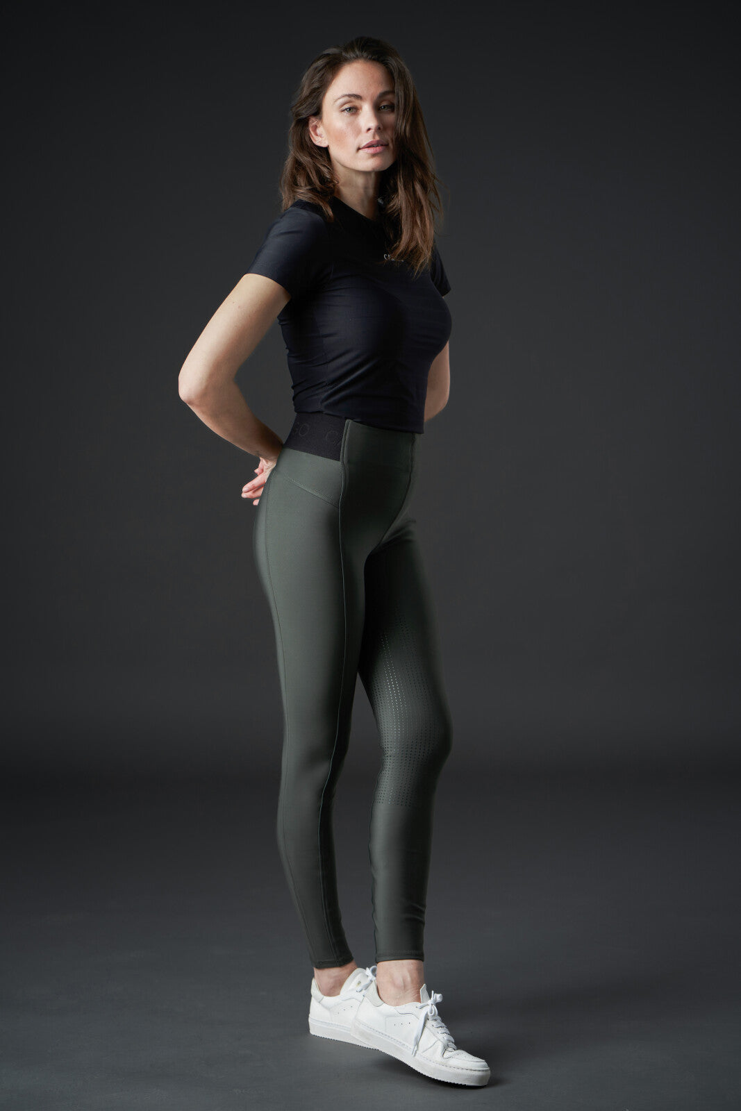 CATAGO Aroy ridtights med hög midja & fullgrip