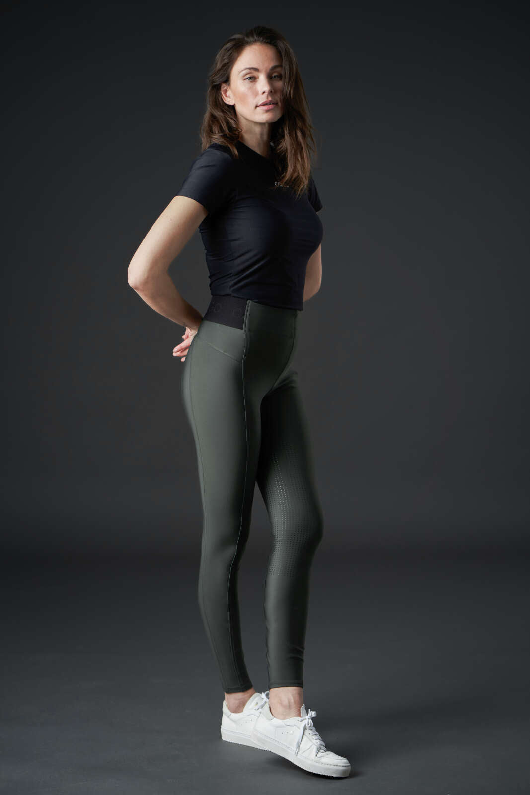 CATAGO Aroy ridetights med høj talje & fullgrip