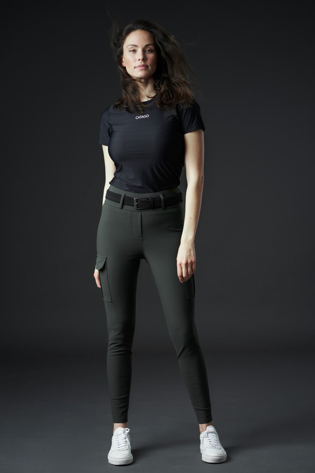 CATAGO River Cargo riding tights Knee grip