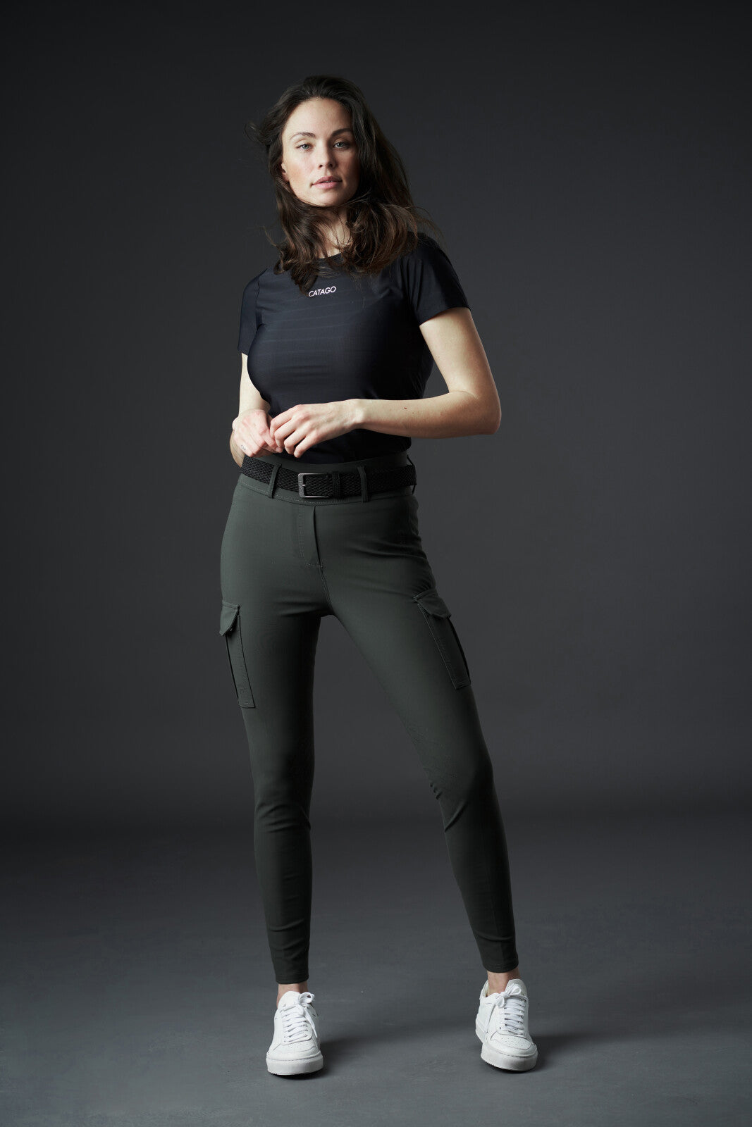 CATAGO River Cargo riding tights Knee grip