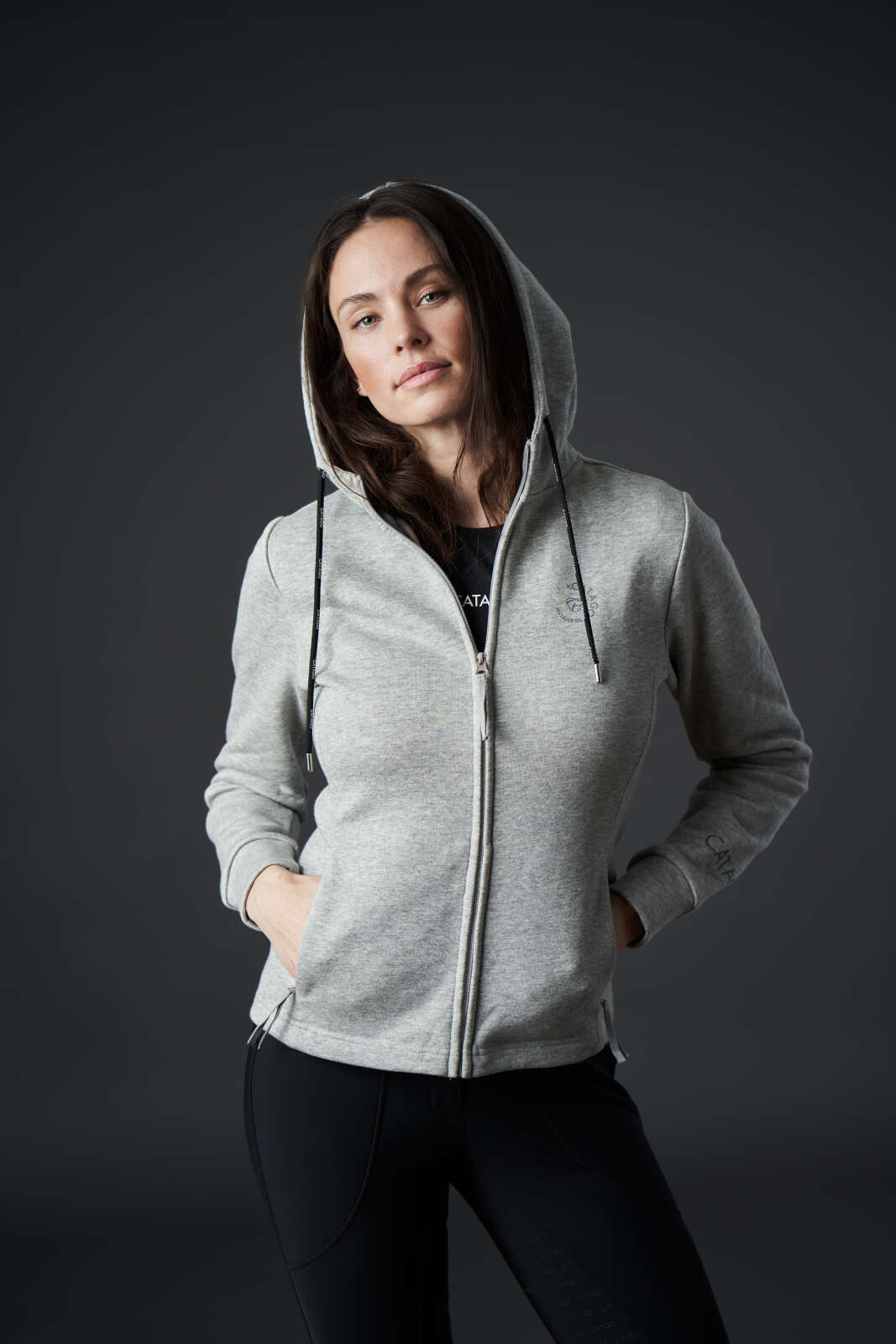 Catago Natalie hoodie med glidelås