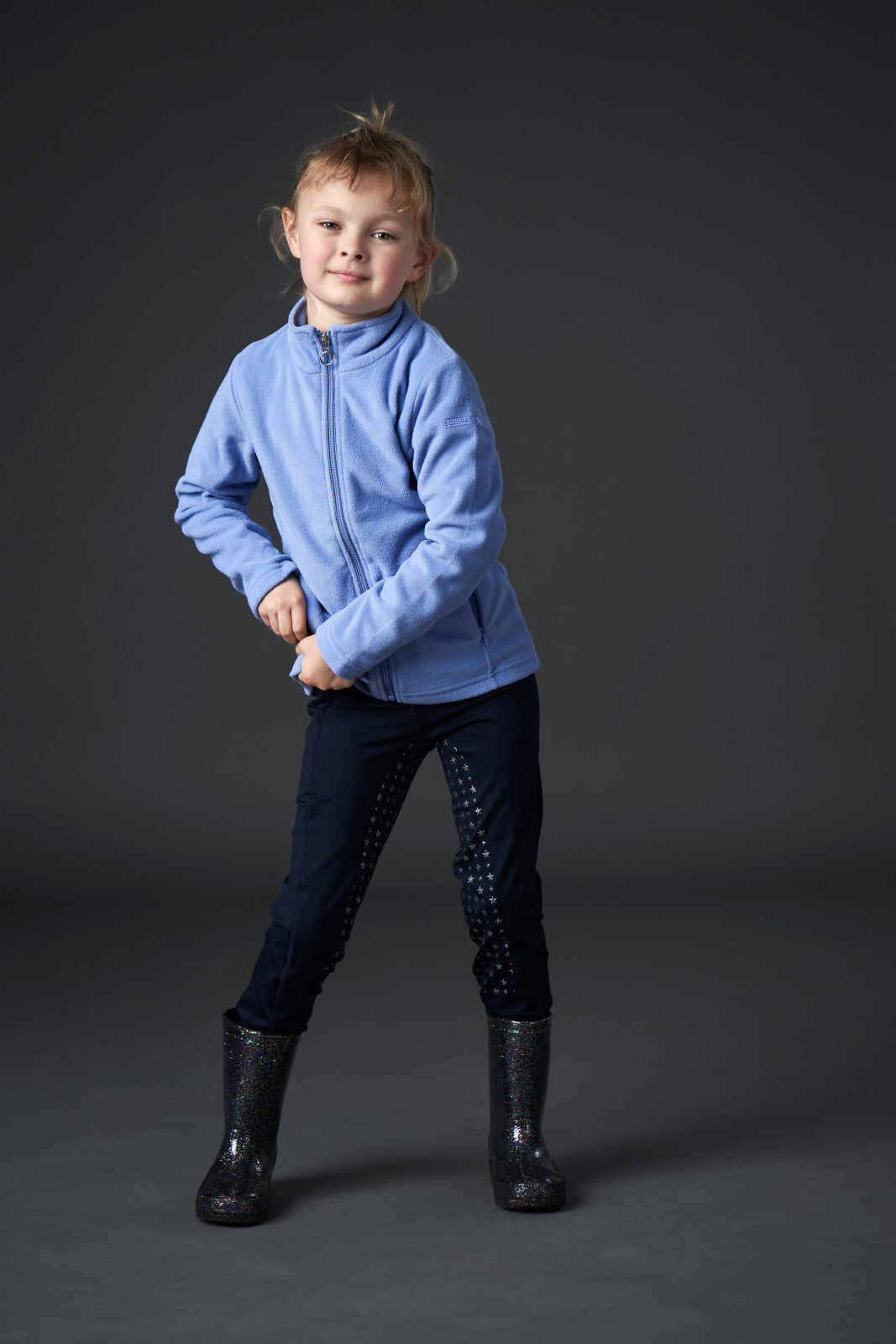 Equipage Gilly riding fleece cardigan for kids