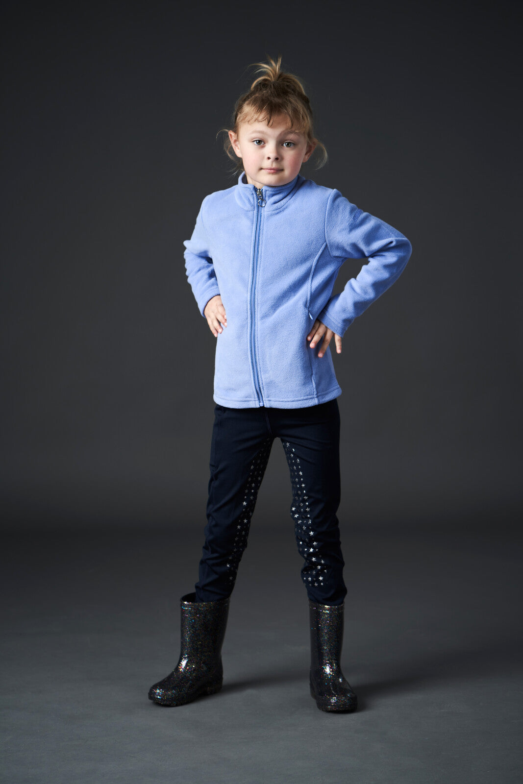 Equipage Gilly riding fleece cardigan for kids