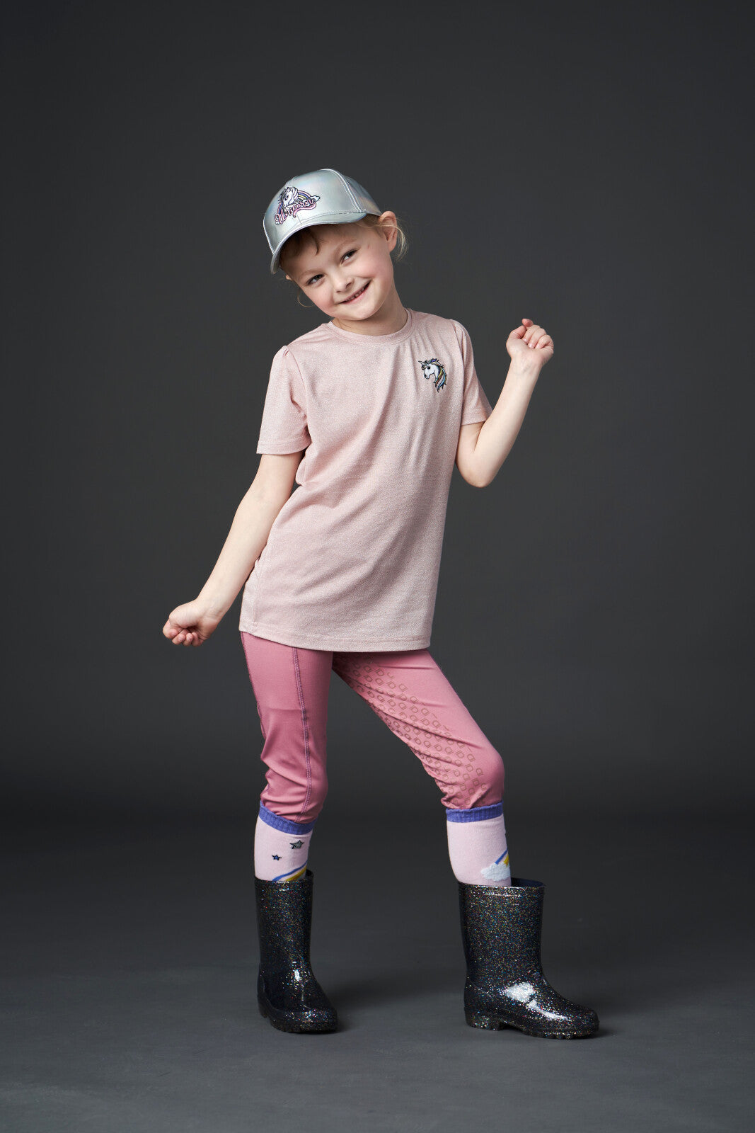 Equipage Millie Glitter wellies