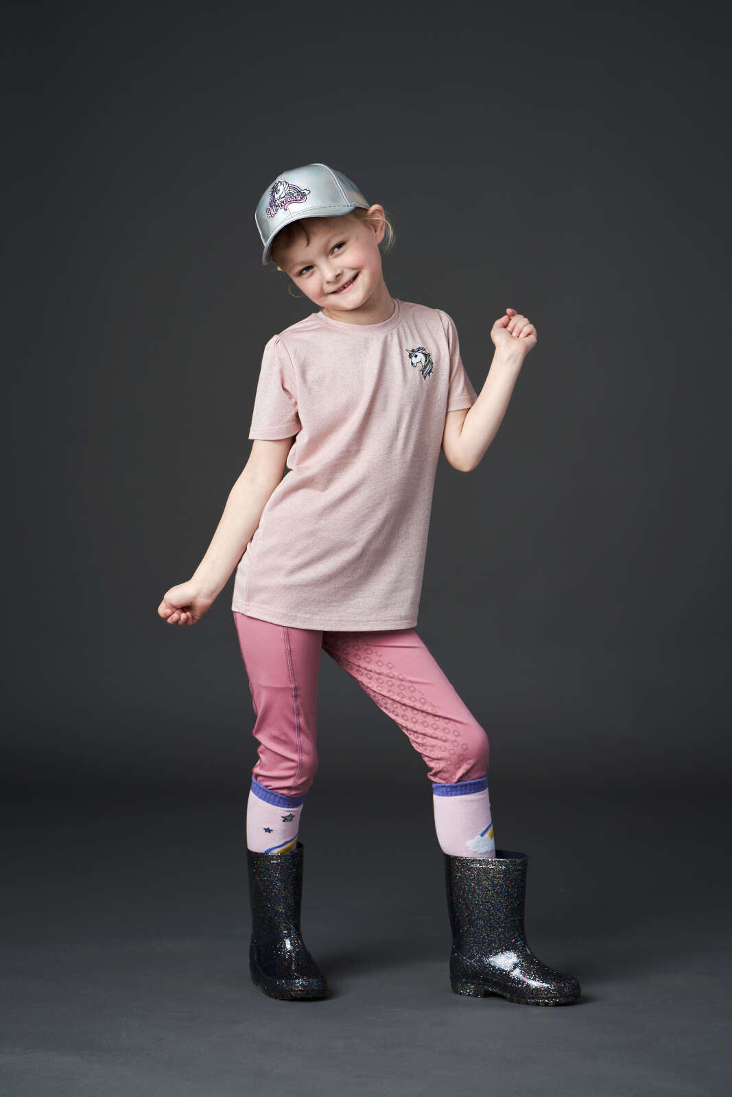 Equipage Millie Glitter gummistøvler