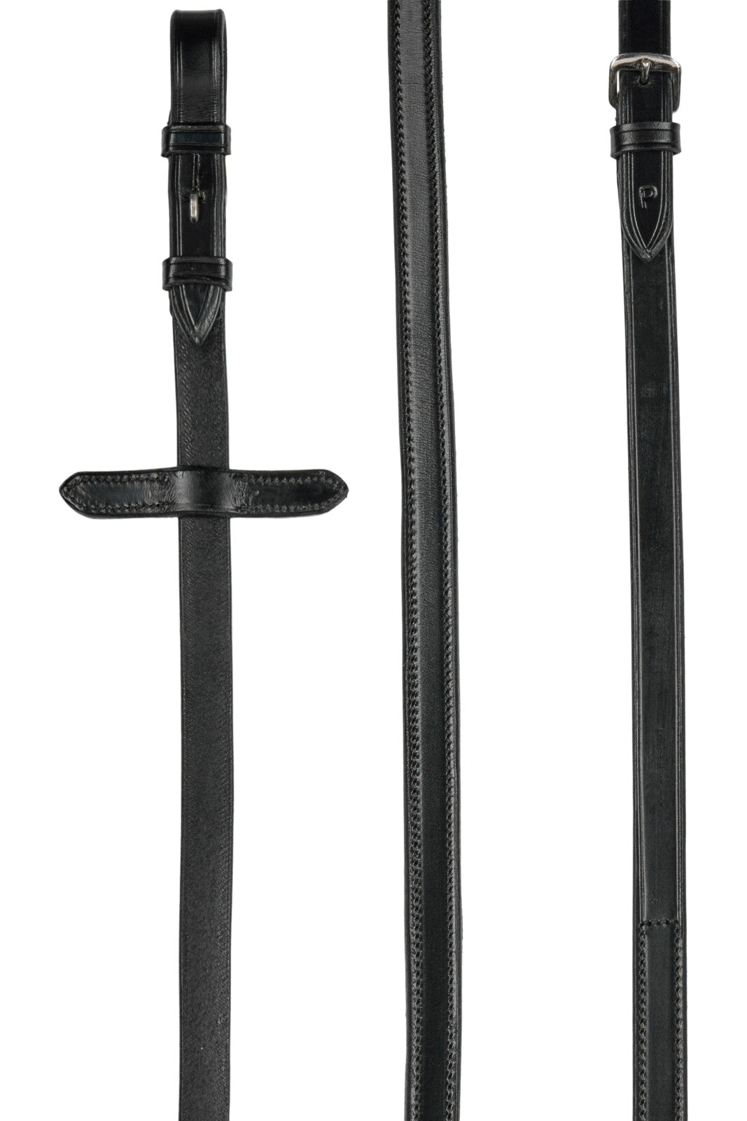 CATAGO leather/rubber reins