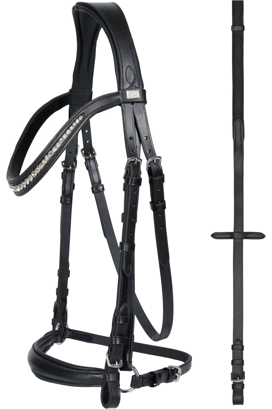 HorseGuard Cryll bridle with hann. nb