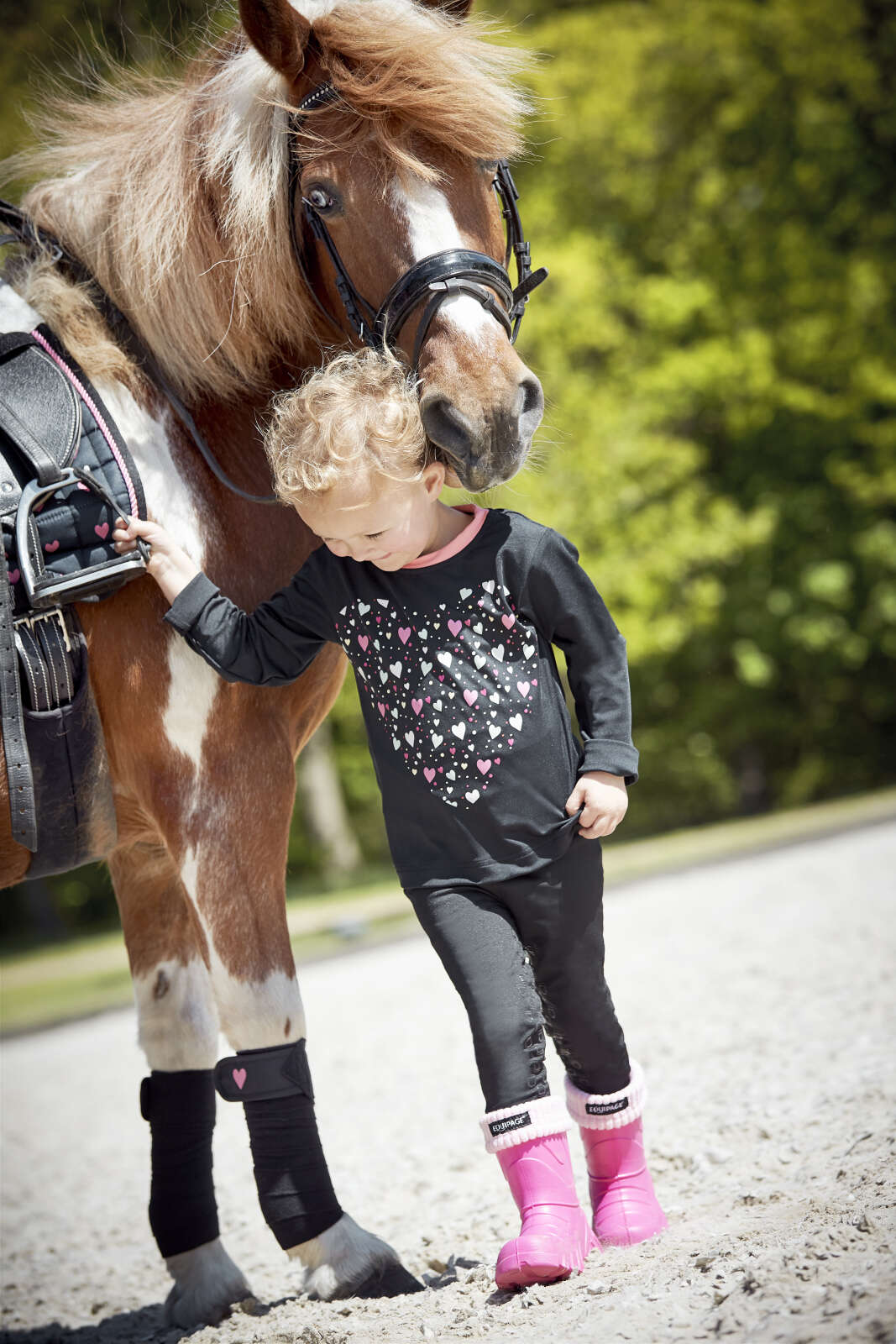 Equipage KIDS Dai riding tights fullgrip