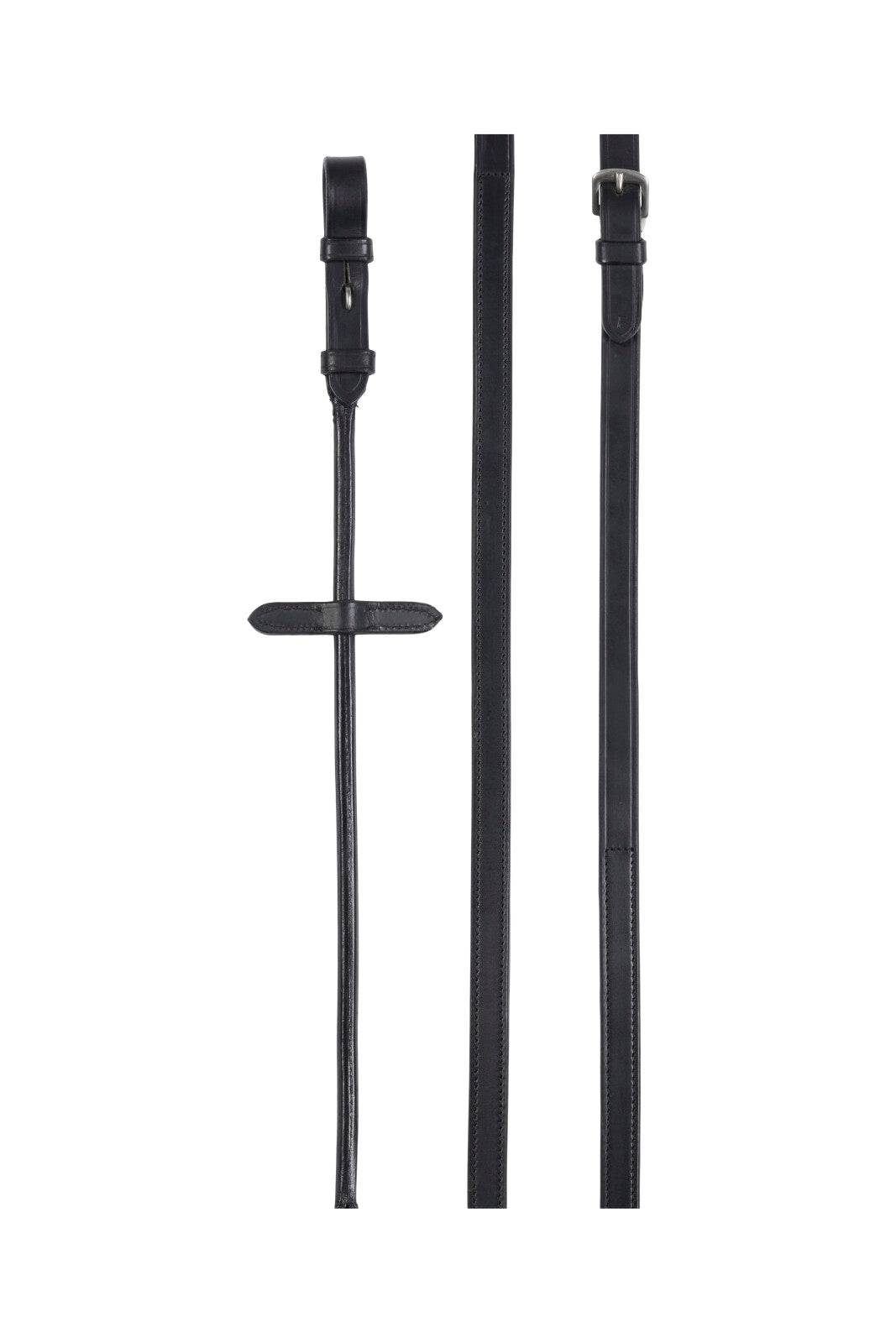 HorseGuard Rundsyet læder/gummi tøjle