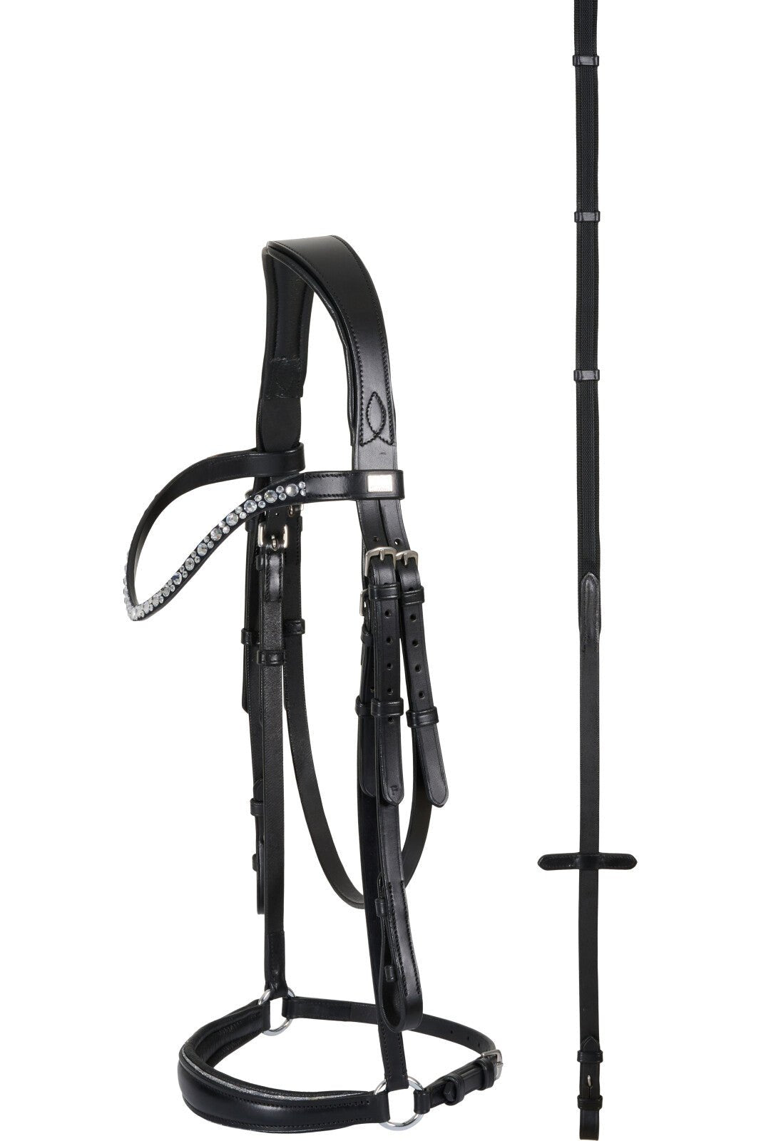 HorseGuard Cryll 25.1 bridle with drop noseband - Unamari