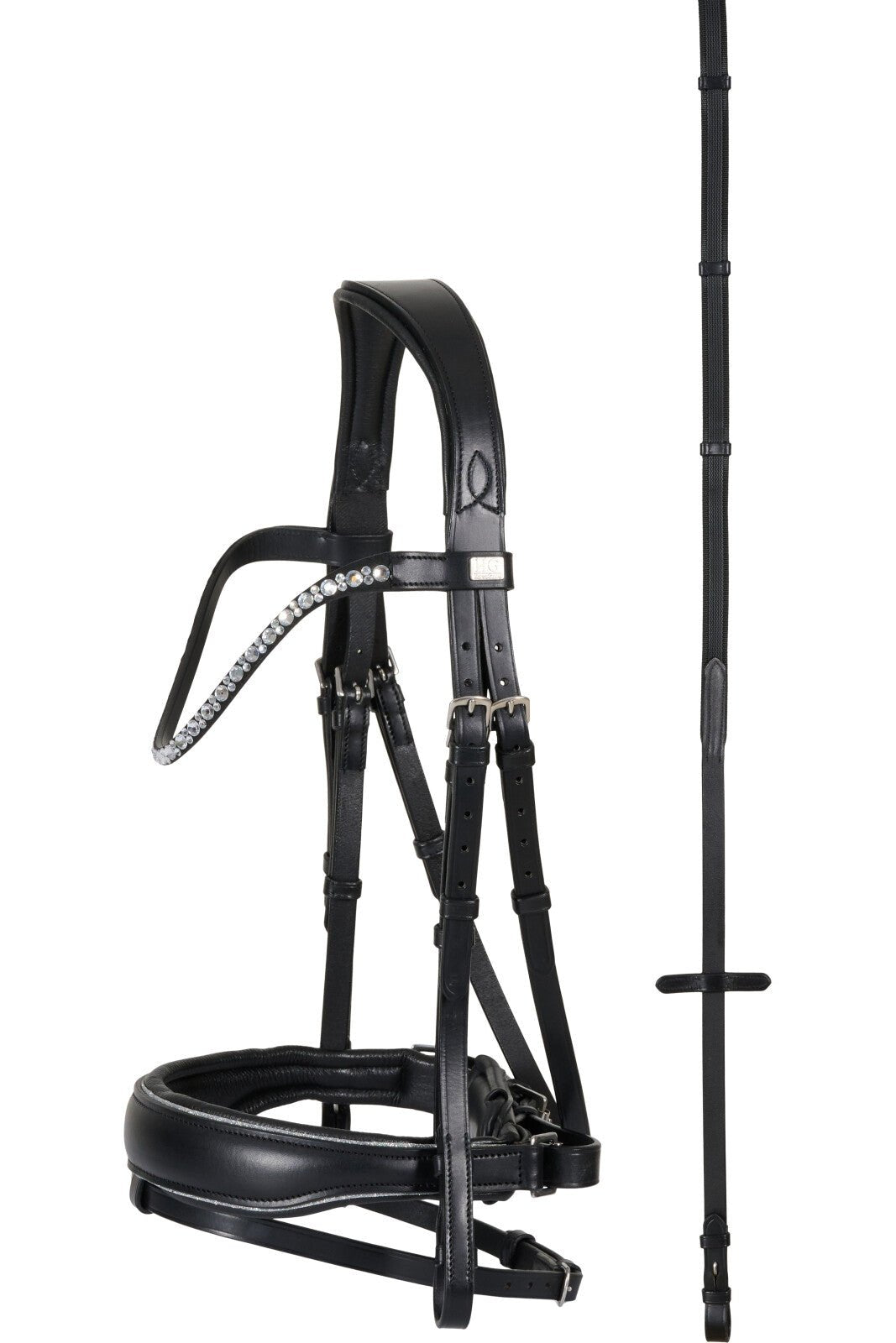 HorseGuard Cryll 25.1 bridle with pull - back and flash - Unamari