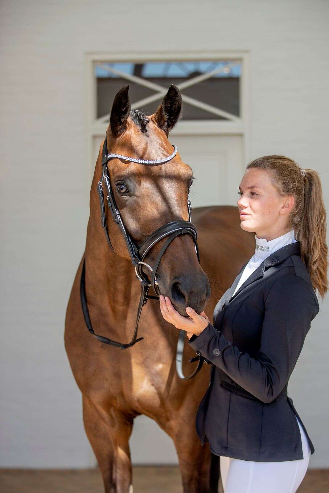 HorseGuard Emi 25.1 trense med kombineret næsebånd