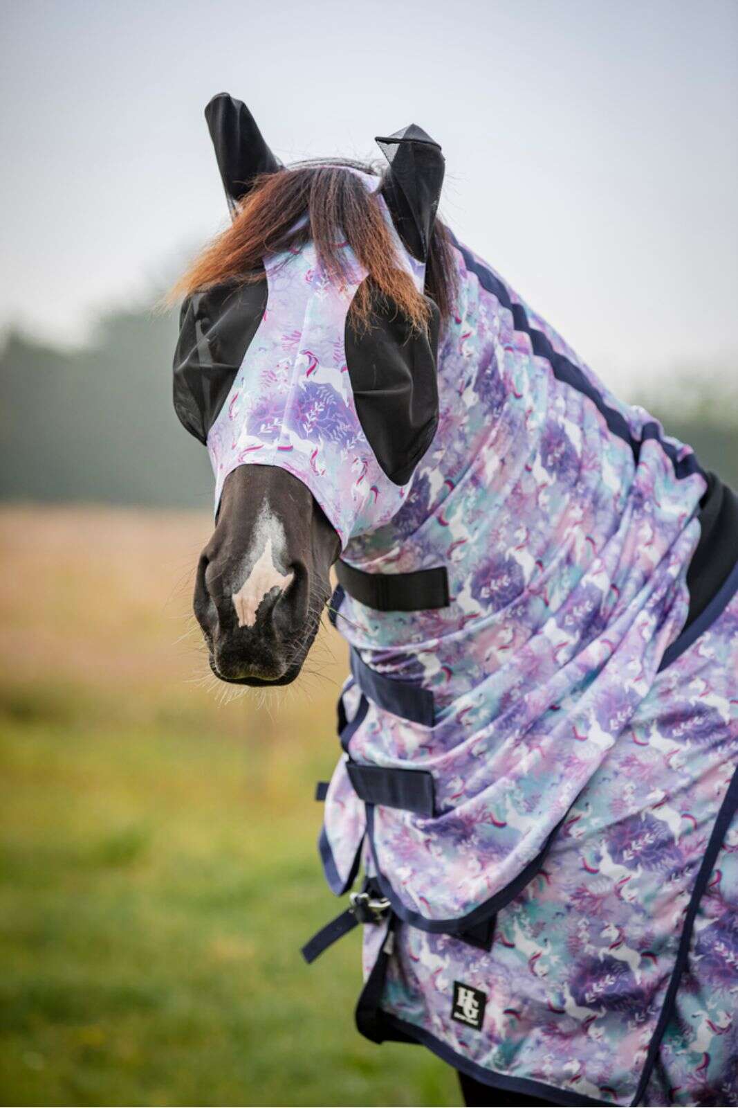 Horse Guard insektsmask med tryck