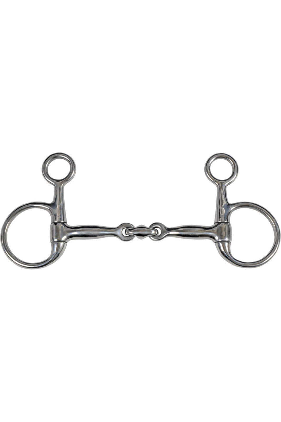 HorseGuard Half cheek dub. joint. snaffle bit 13 mm