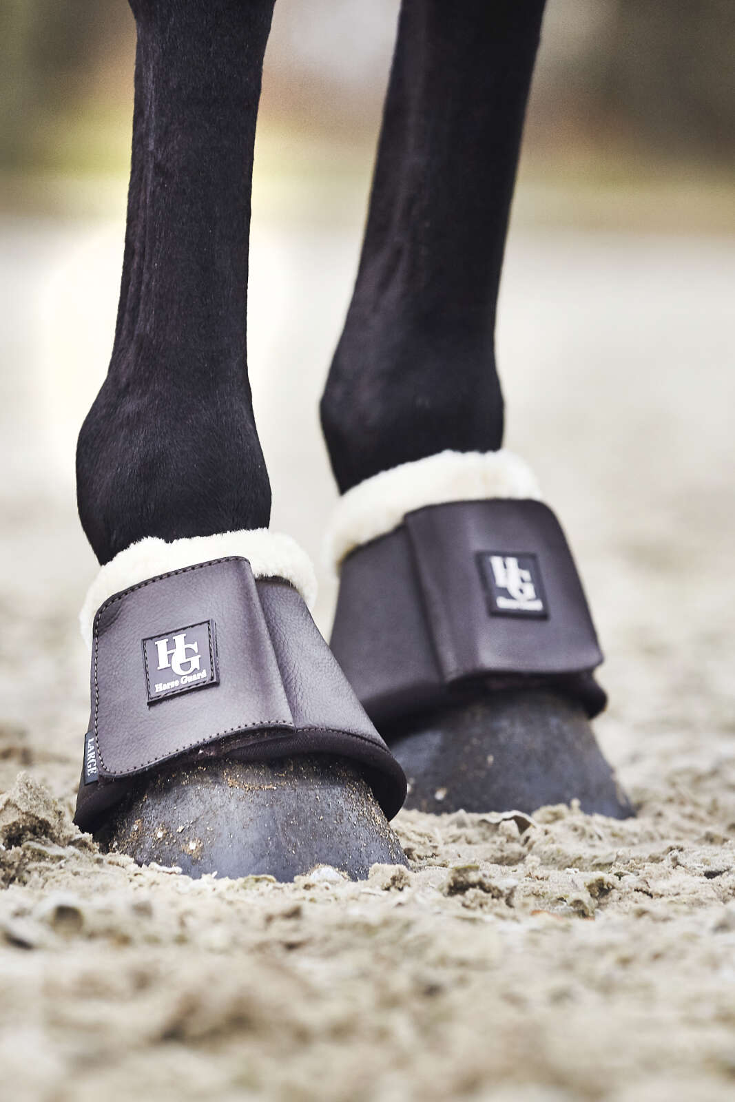 HorseGuard Ava bell boots w/fur