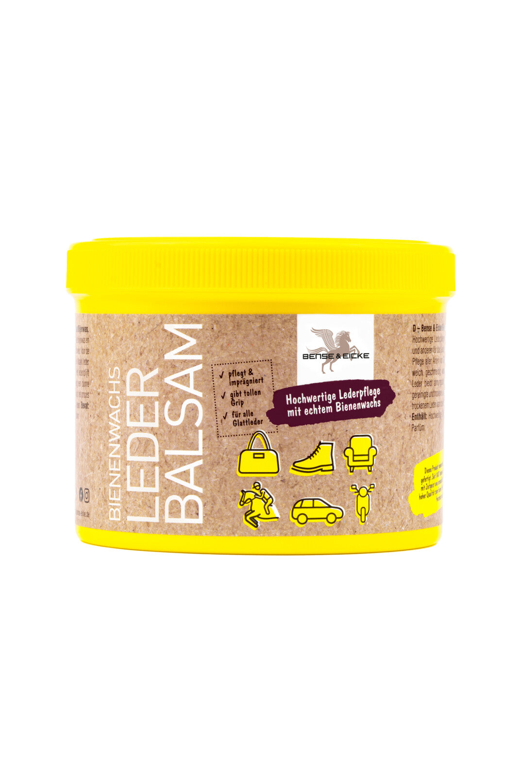 Bense & Eicke Læderbalsam med bivoks, 500 ml