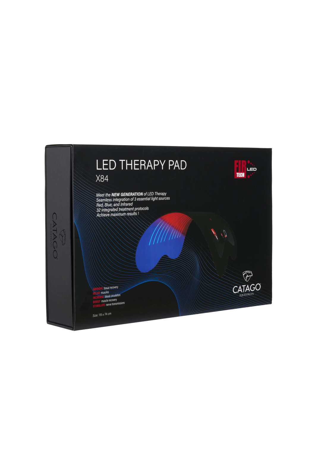 CATAGO FIR-Tech LED Therapy Pad X84, 115 x 74 cm