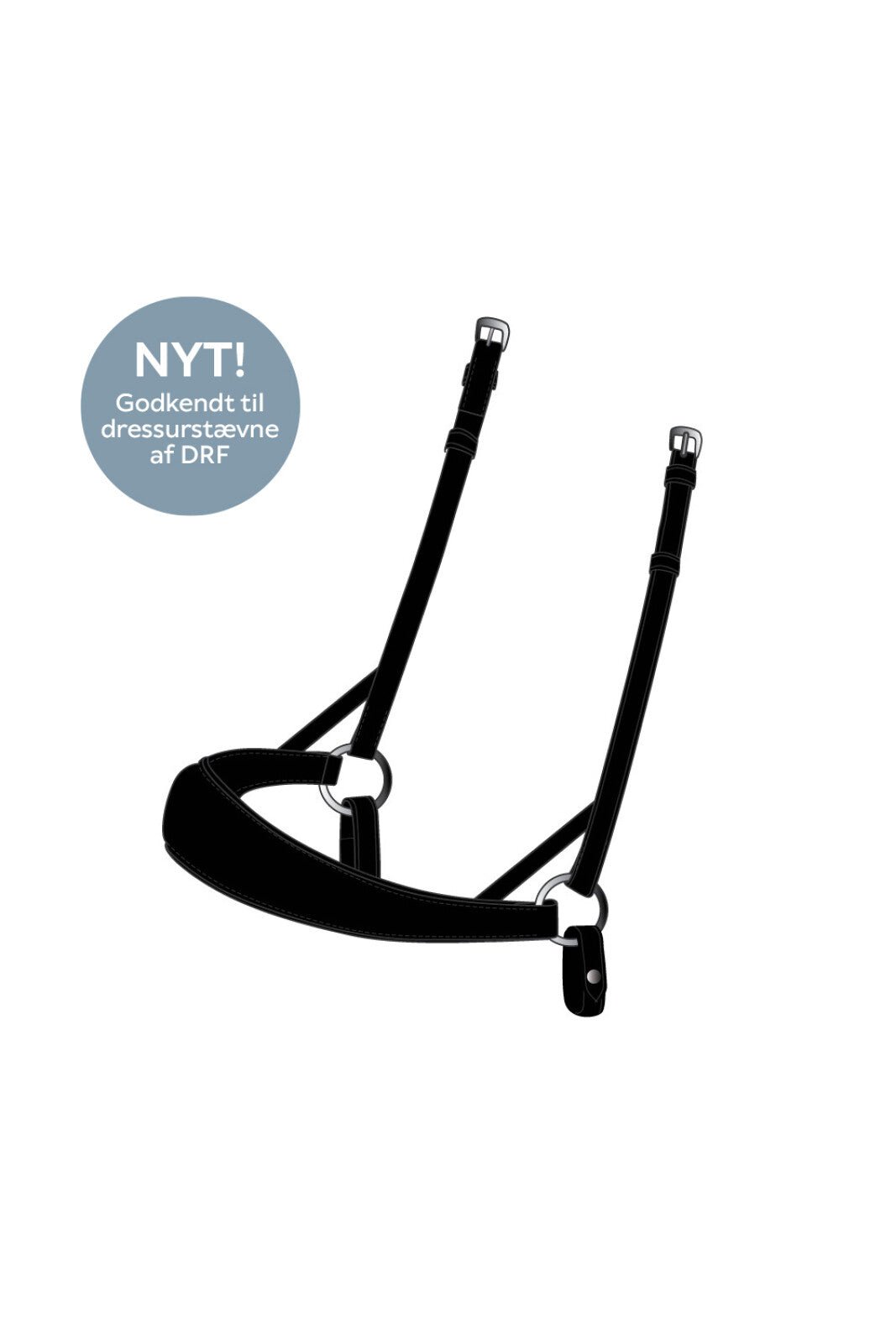 CATAGO Gentle noseband with connection rings - Unamari