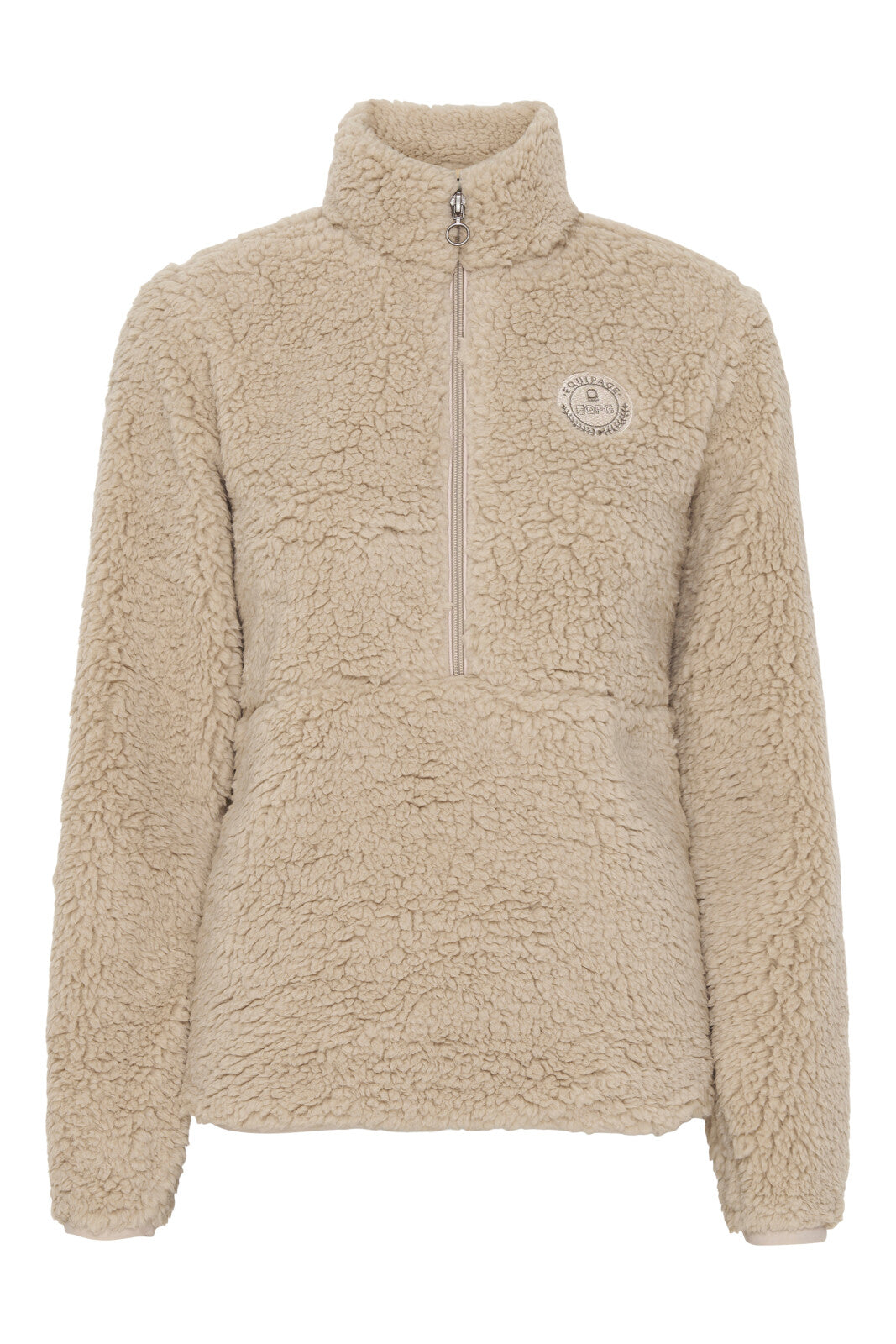 Equipage Joelle half-zip teddy riding jacket