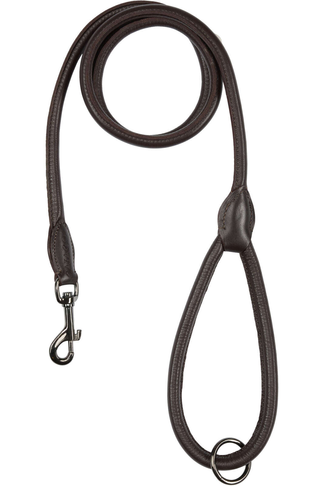 CATAGO rundsyet læder hundesnor 1,5m