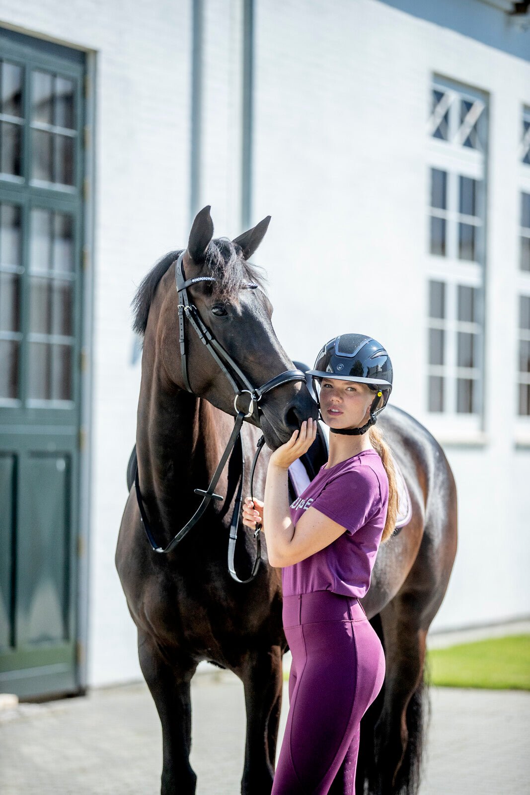 Equipage Kendra riding tights with full grip - Unamari