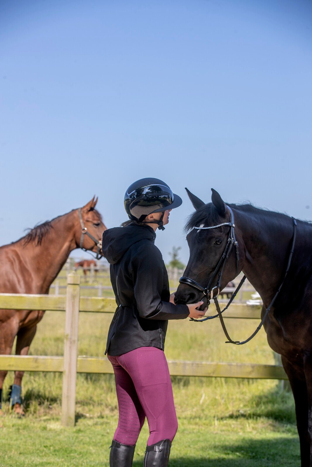 Equipage Kendra riding tights with full grip - Unamari