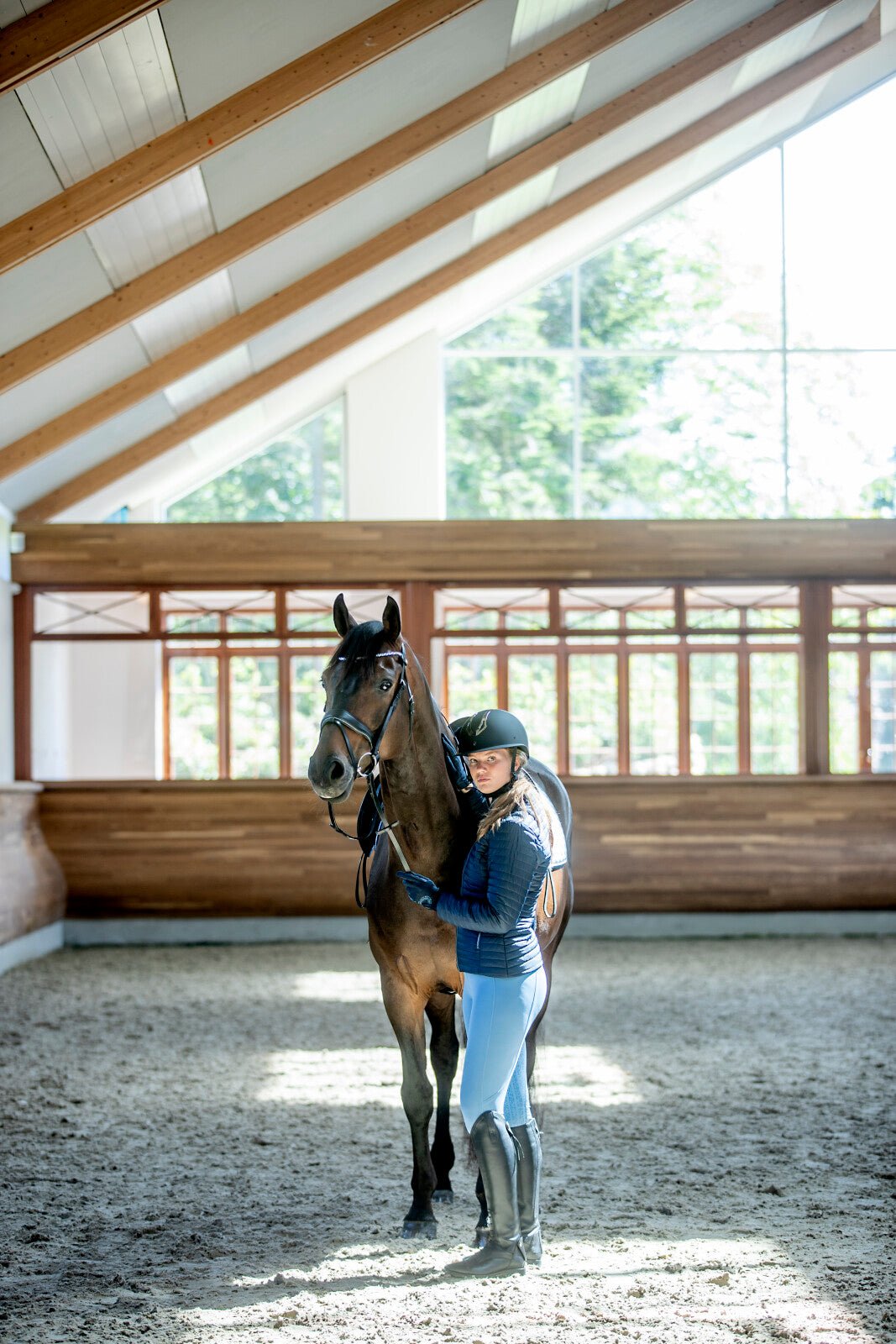 Equipage Kalea riding tights with full grip - Unamari