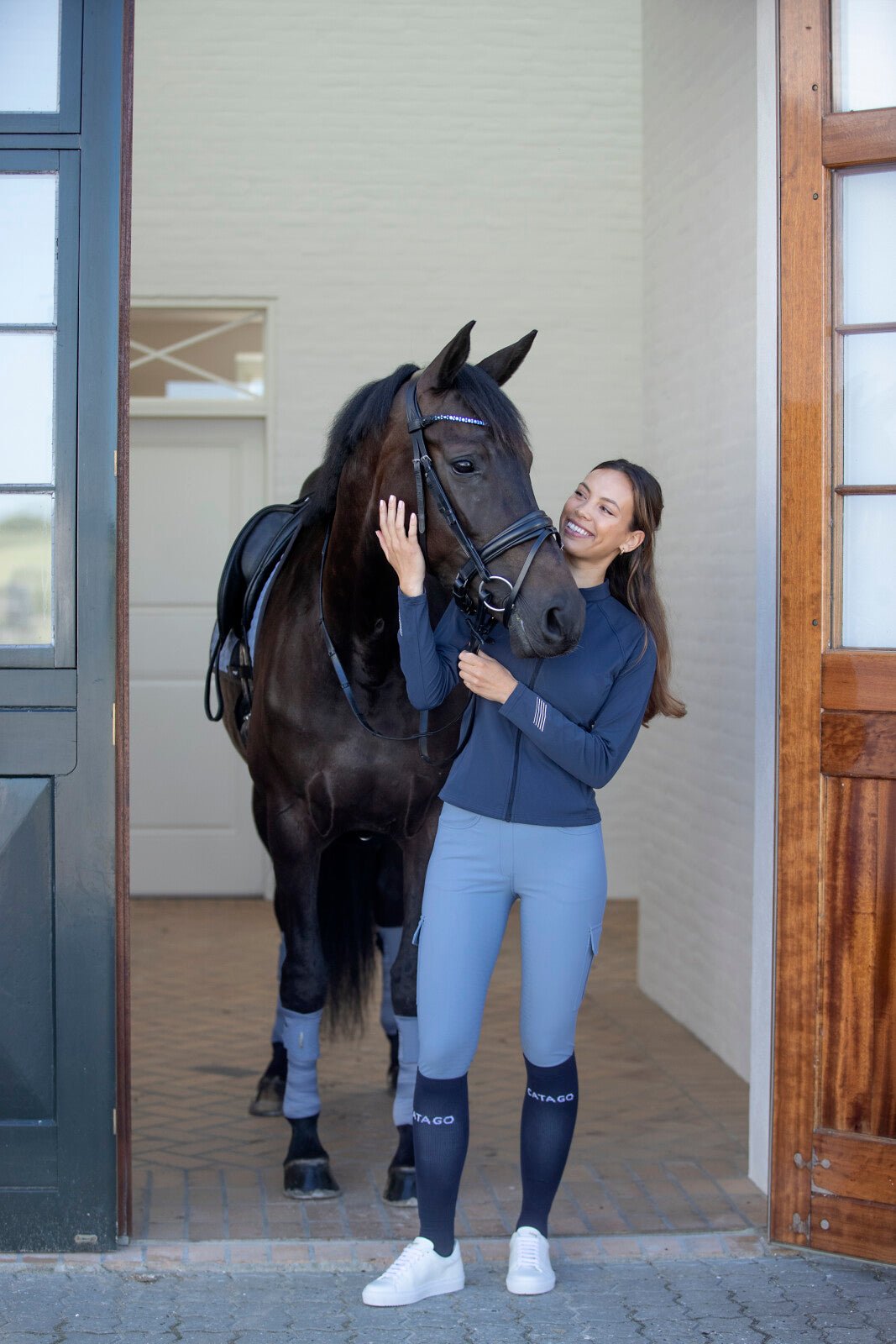 CATAGO Tanya Cargo riding tights with fullgrip - Unamari