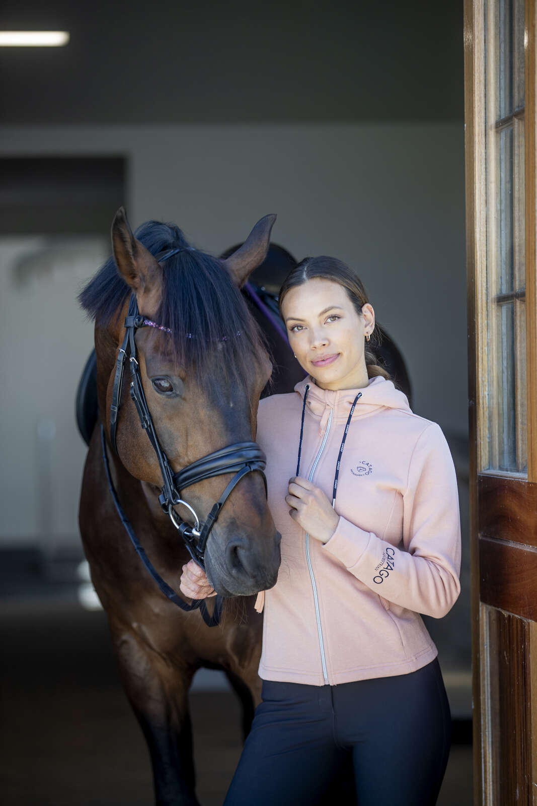 Catago Natalie hoodie med lynlås