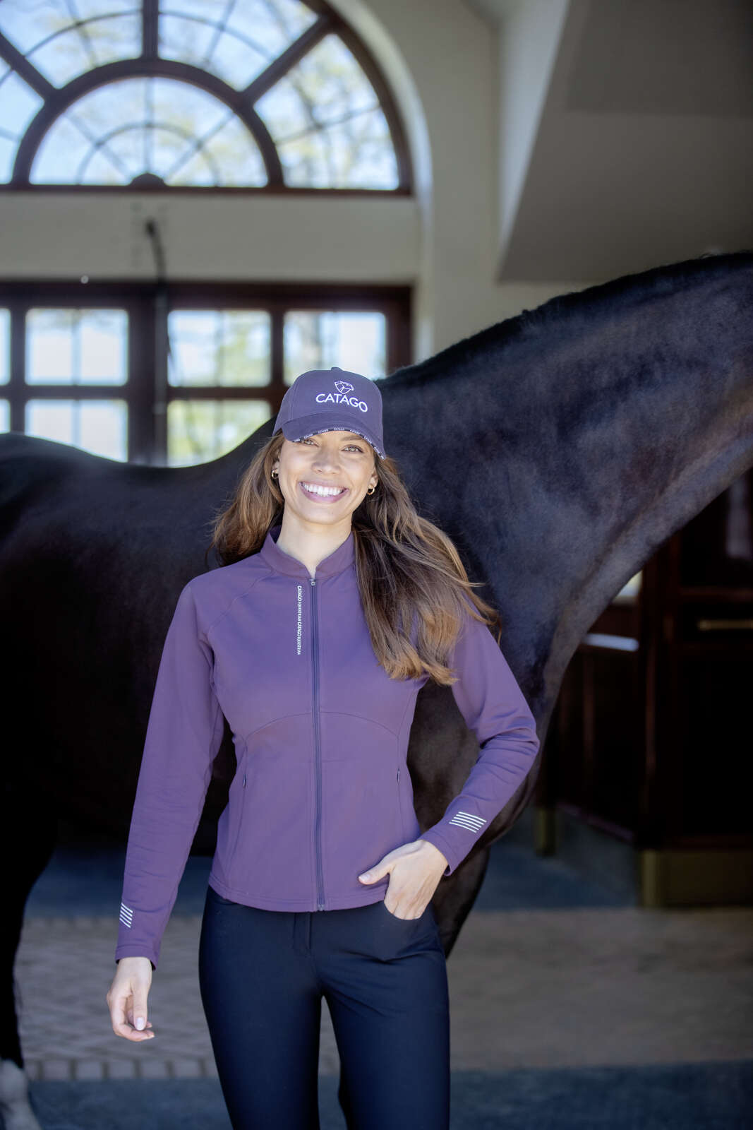 Catago Tabita cardigan med dragkedja