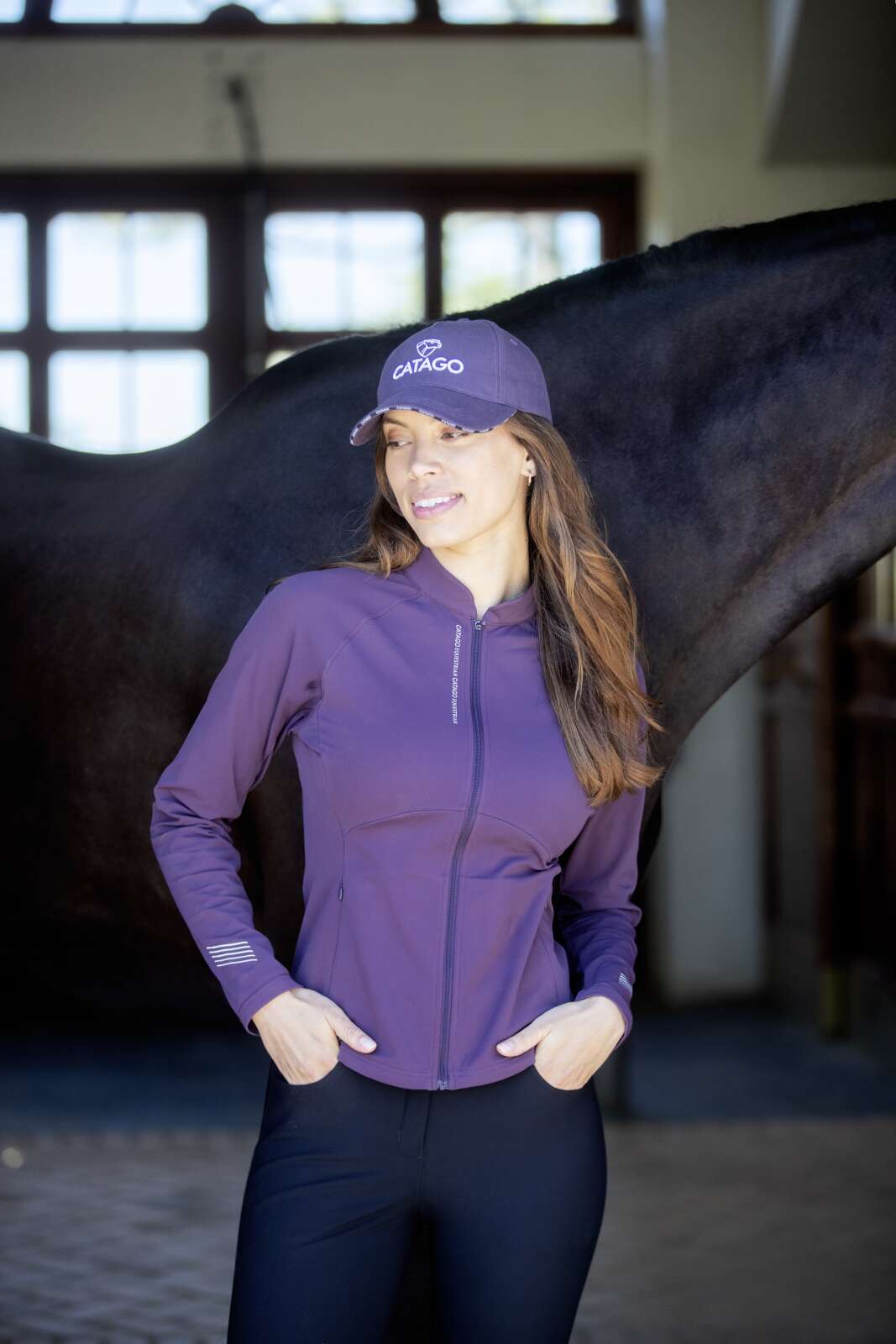 Catago Tabita cardigan med dragkedja