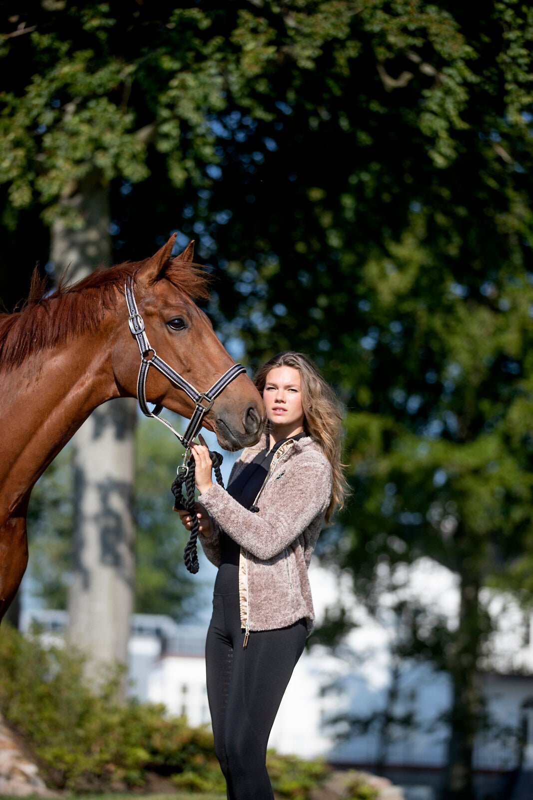 Equipage Miles zip riding jacket - Unamari