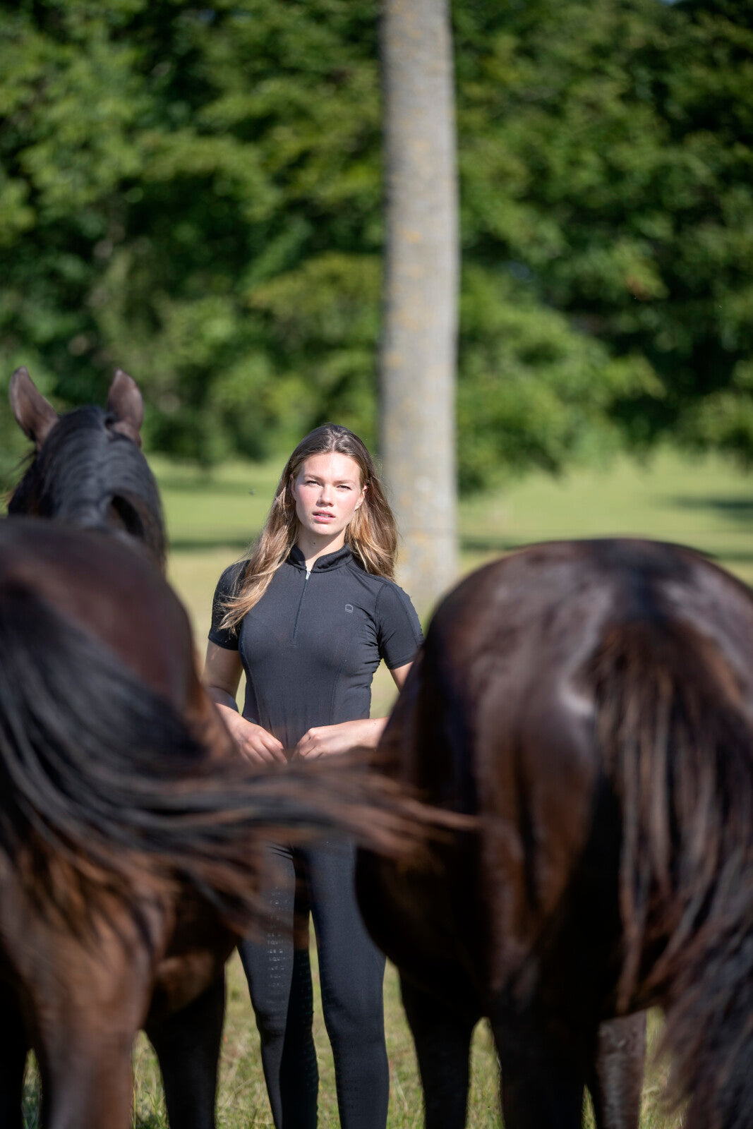 Equipage Awesome kortærmet ridebluse til børn