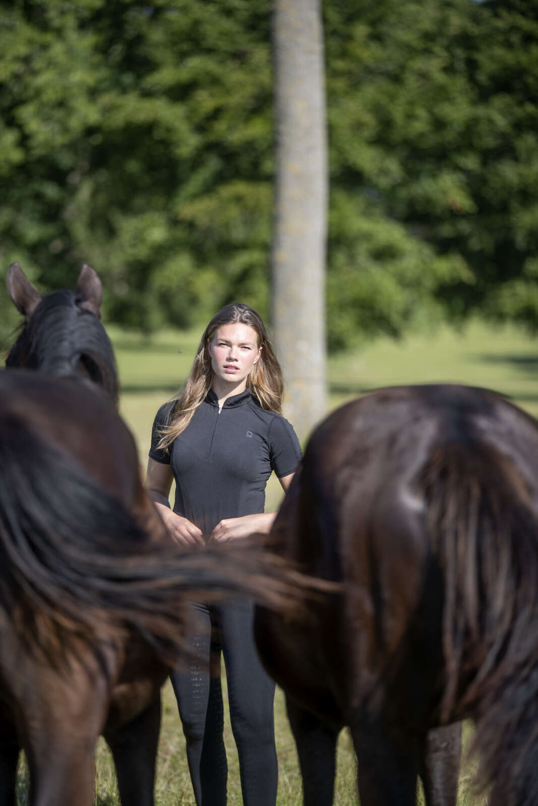Equipage Awesome kortærmet ridebluse til børn