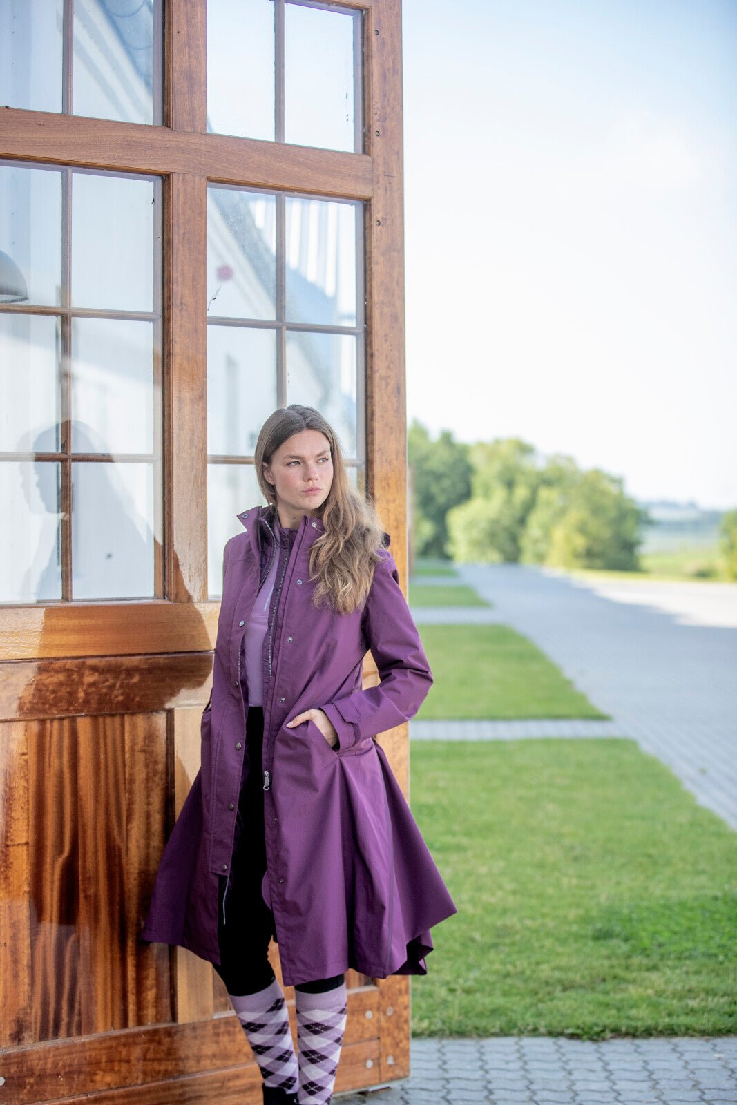 Equipage Heaven long riding rain coat - Unamari