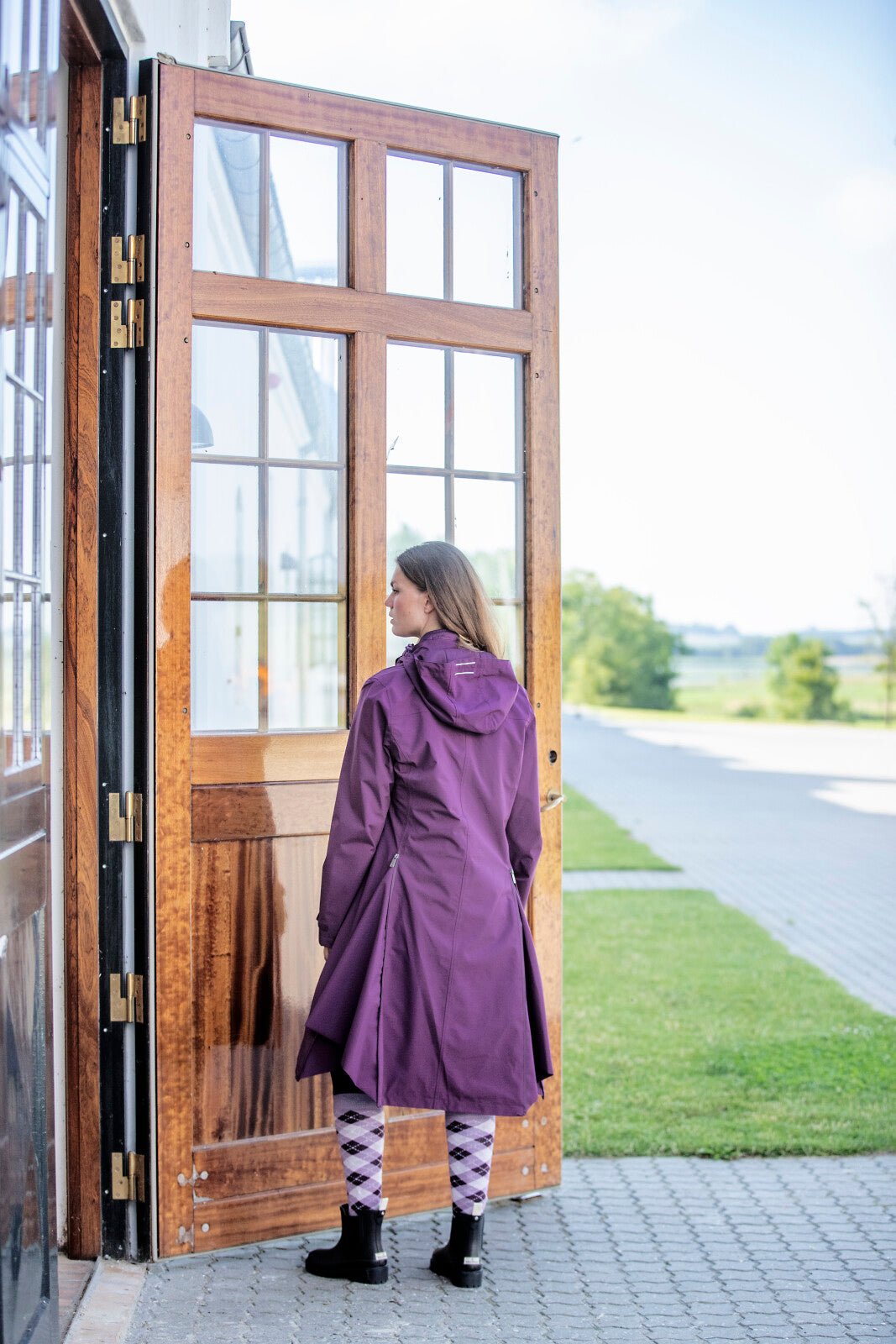 Equipage Heaven long riding rain coat - Unamari