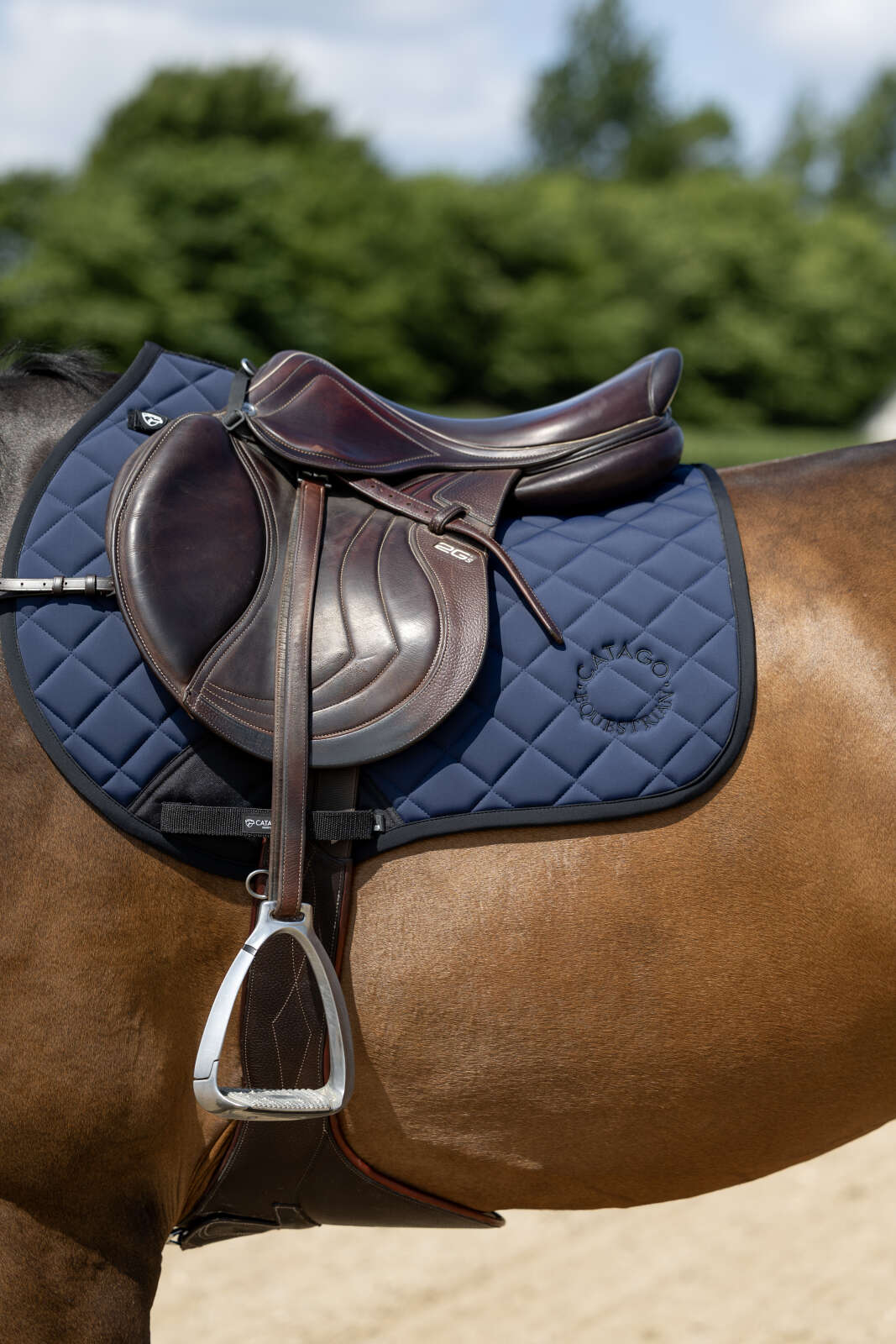 Catago FIR-Tech Grand 2.0 saddle pad, jumping