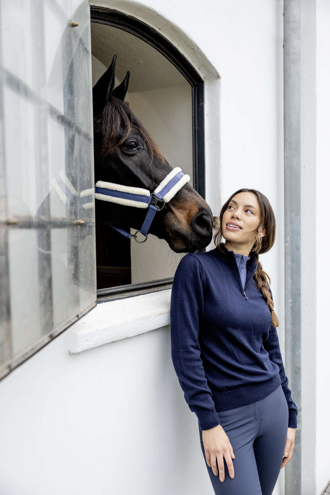 CATAGO Victoria strikket ridegenser med glidelås