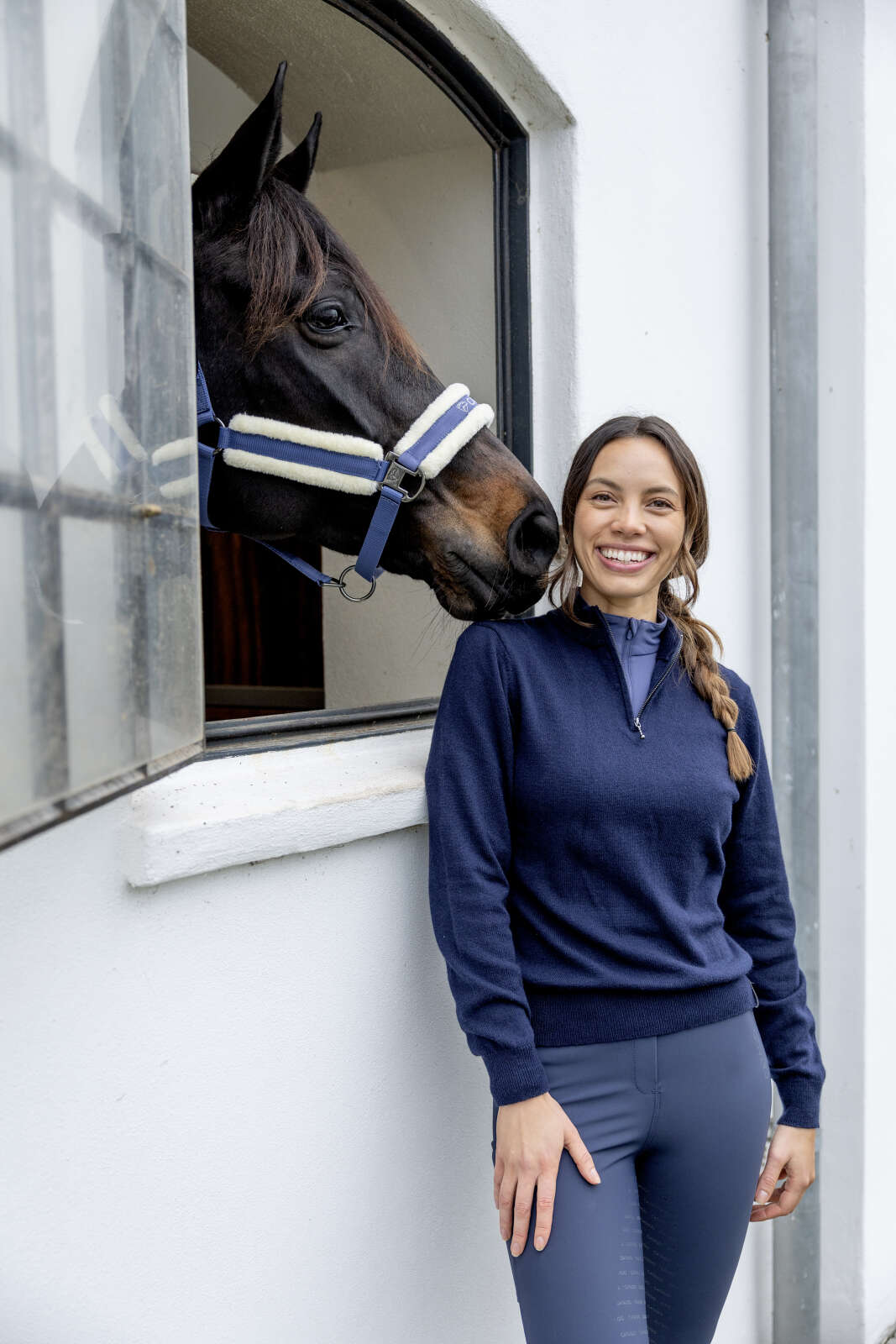 CATAGO Victoria strikket ridegenser med glidelås