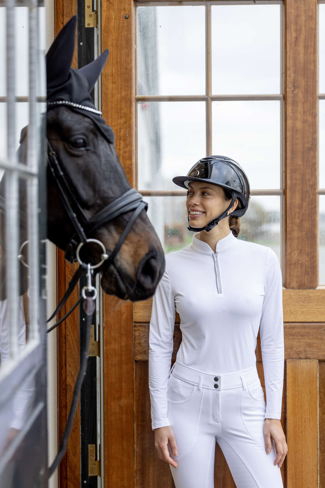 CATAGO Vinica ridebluse med half-zip