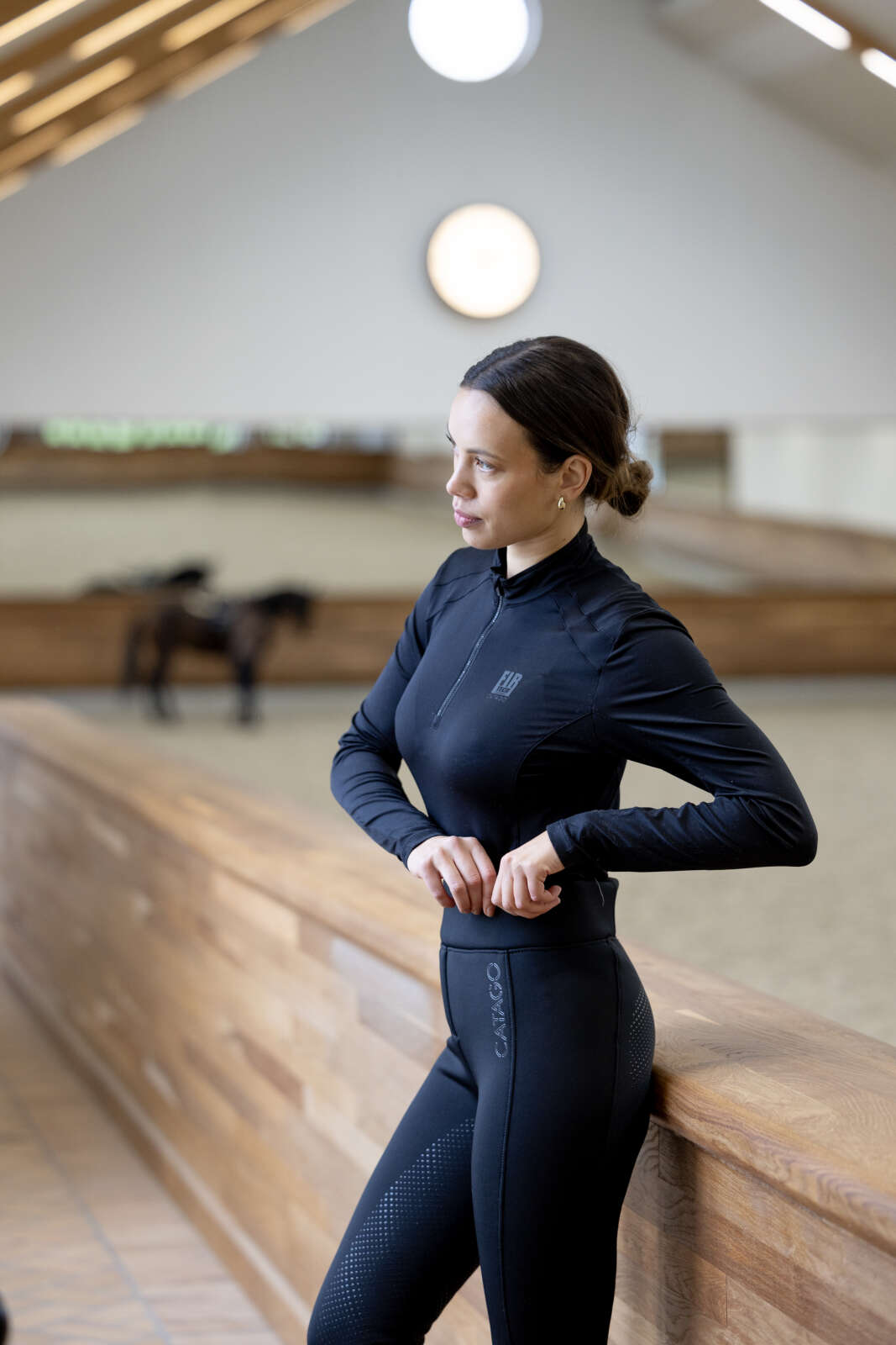 CATAGO FIR-Tech langærmet ridetrøje