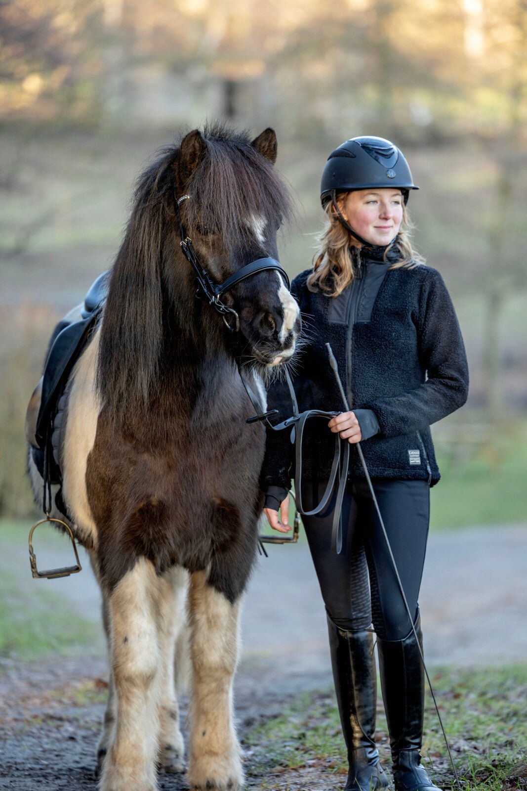CATAGO Gentle noseband with connection rings - Unamari