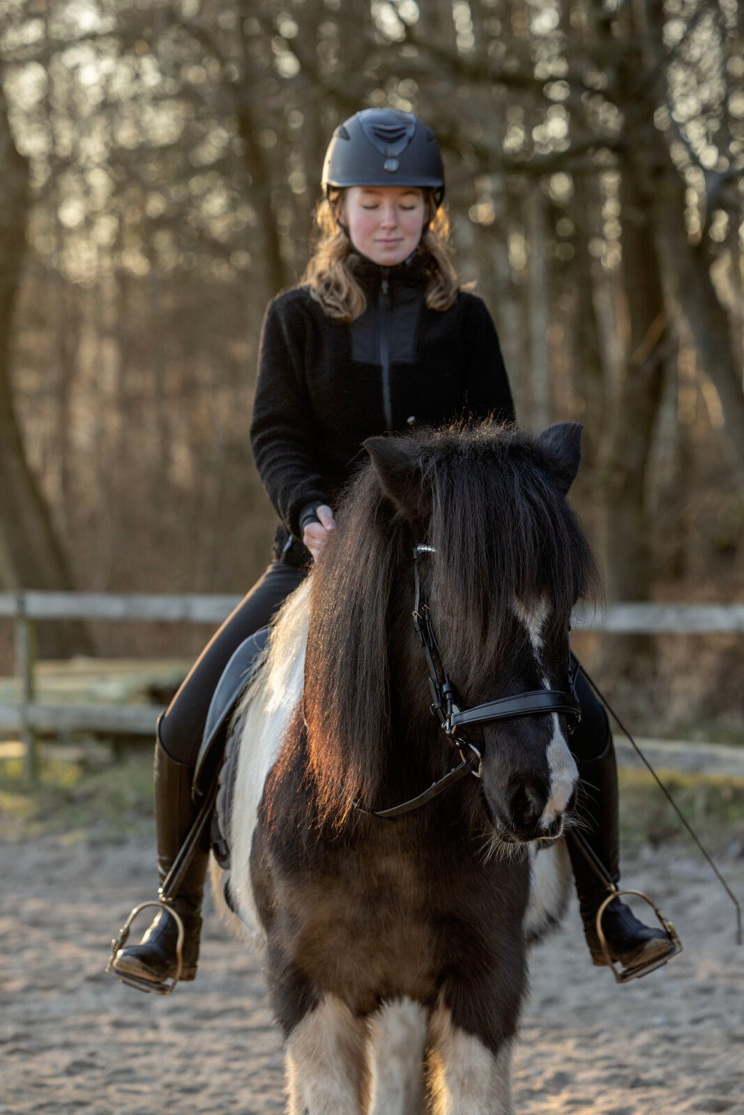 CATAGO Gentle noseband with connection rings - Unamari
