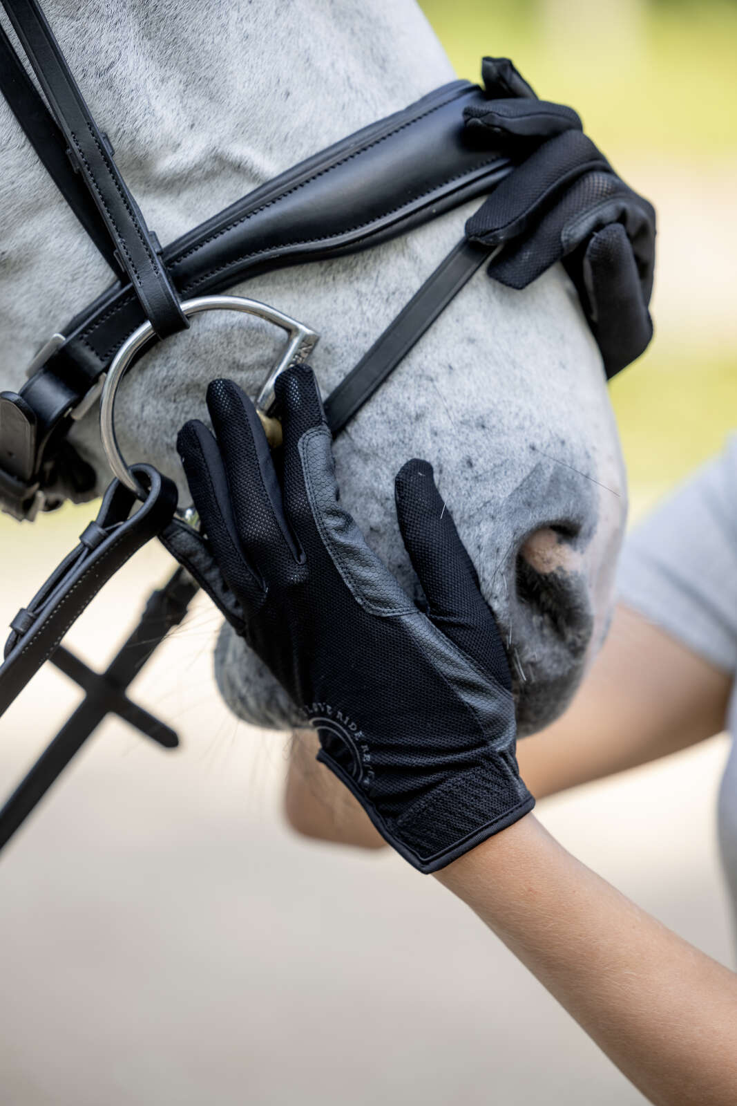 Equipage Terina ridehansker i mesh