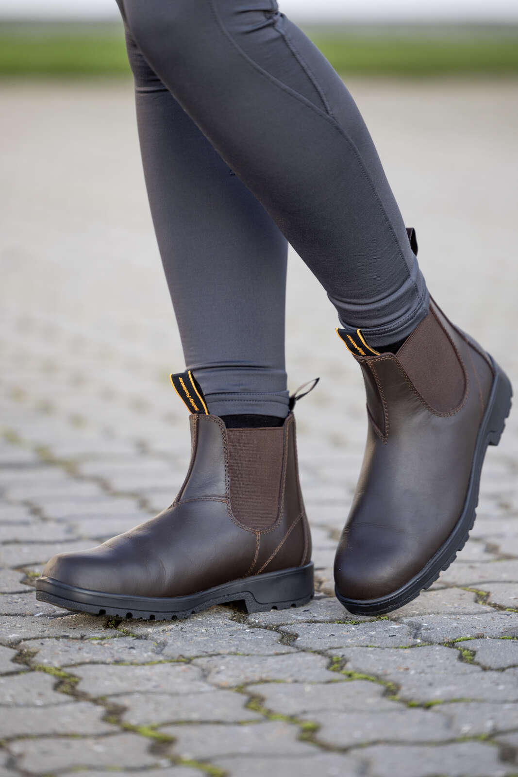 Equipage Vesper rideboots med ståltå, brun